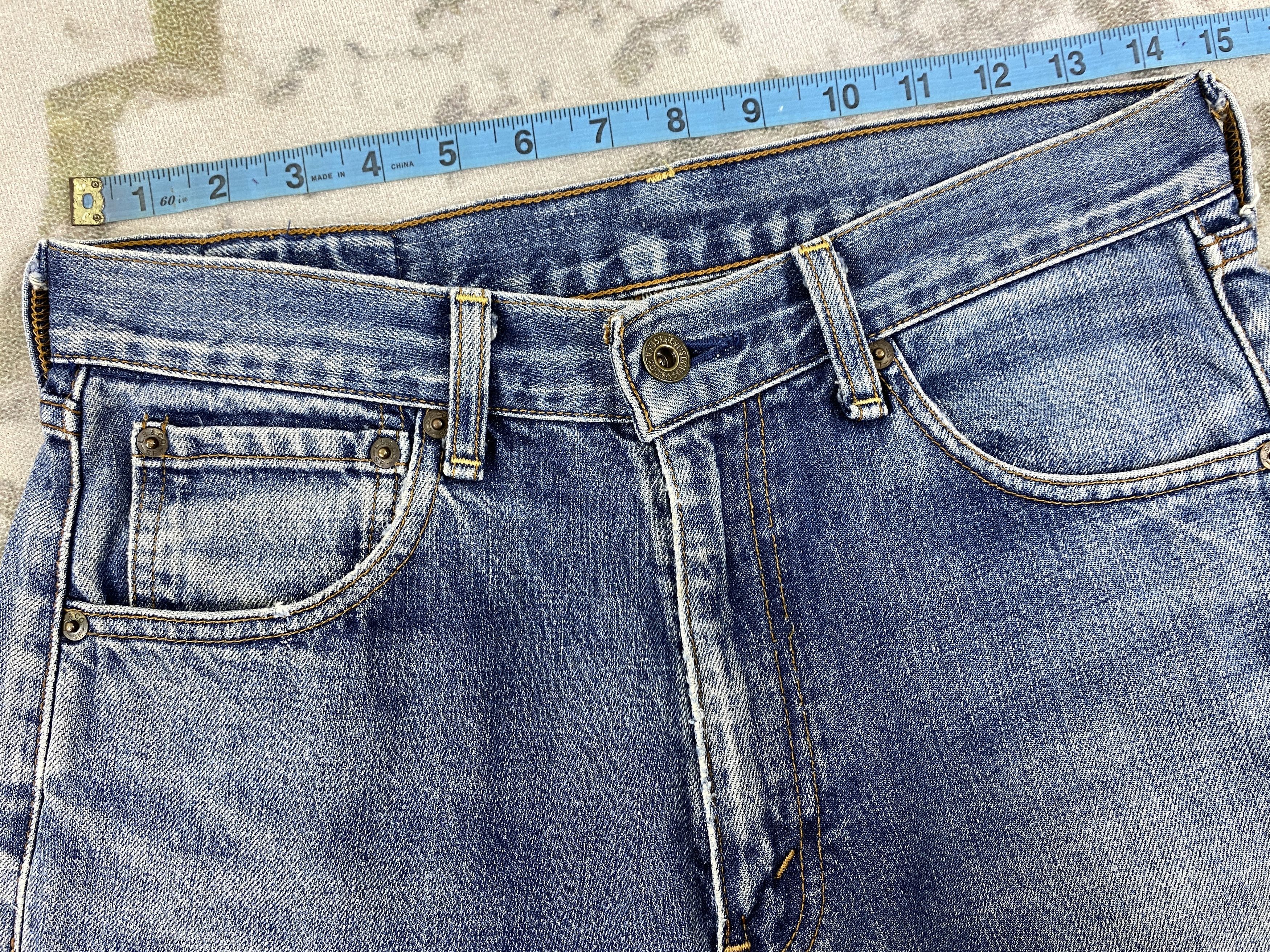 Levi's Distressed Blue Vintage Levi's 503 29x31.5 Denim -SJ180 Size US 29 - 5 Thumbnail