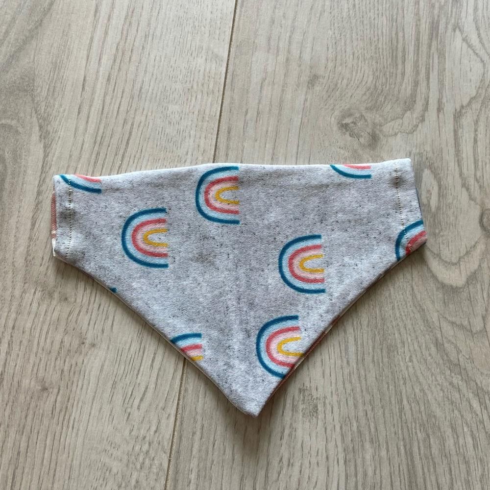 Designer Rainbow and Paint Brush Dog Bandana Size ONE SIZE - 1 Thumbnail