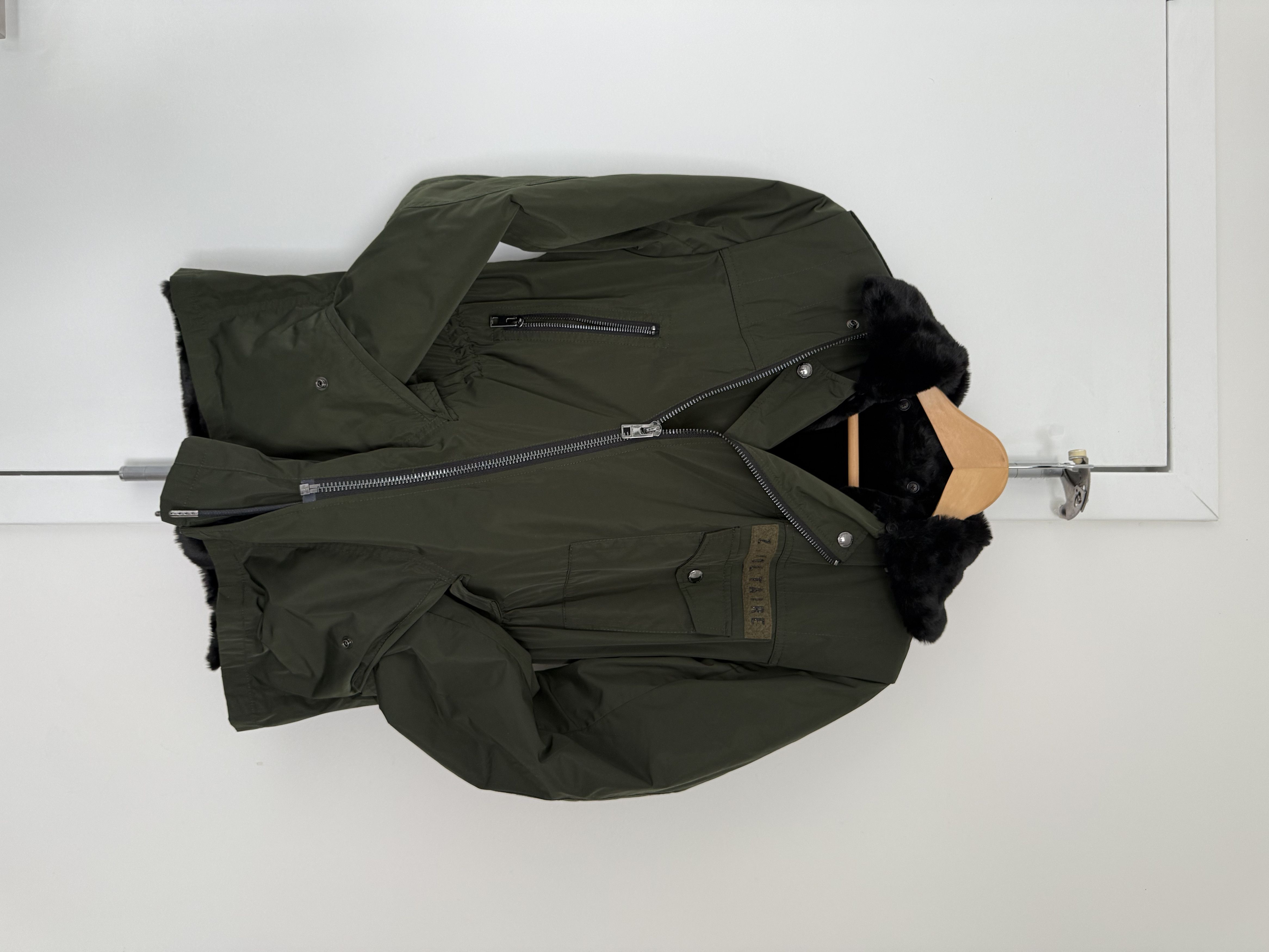 Zadig & Voltaire Zadig & Voltaire Keys Nylon Jacket w/ Faux Fur Size M / US 6-8 / IT 42-44 - 7 Thumbnail