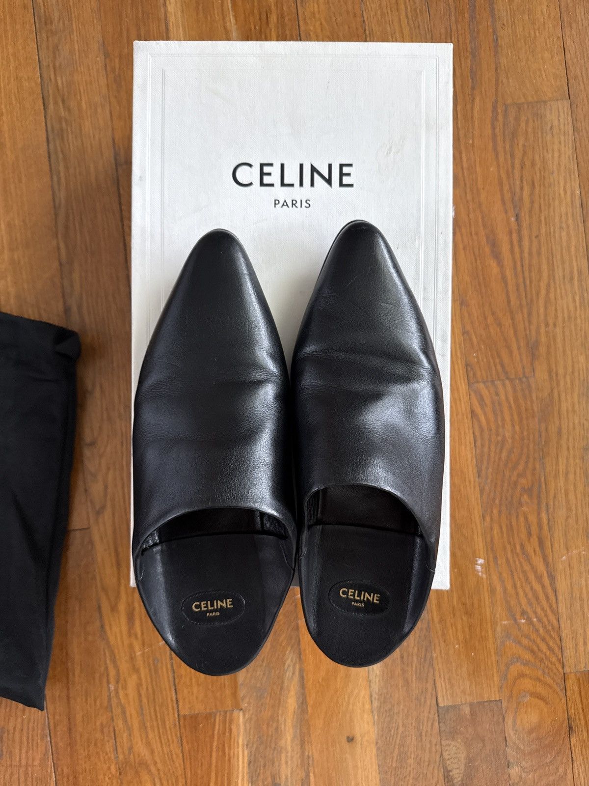 Celine Celine Leather Slip On Size US 6 / EU 39 - 1 Thumbnail