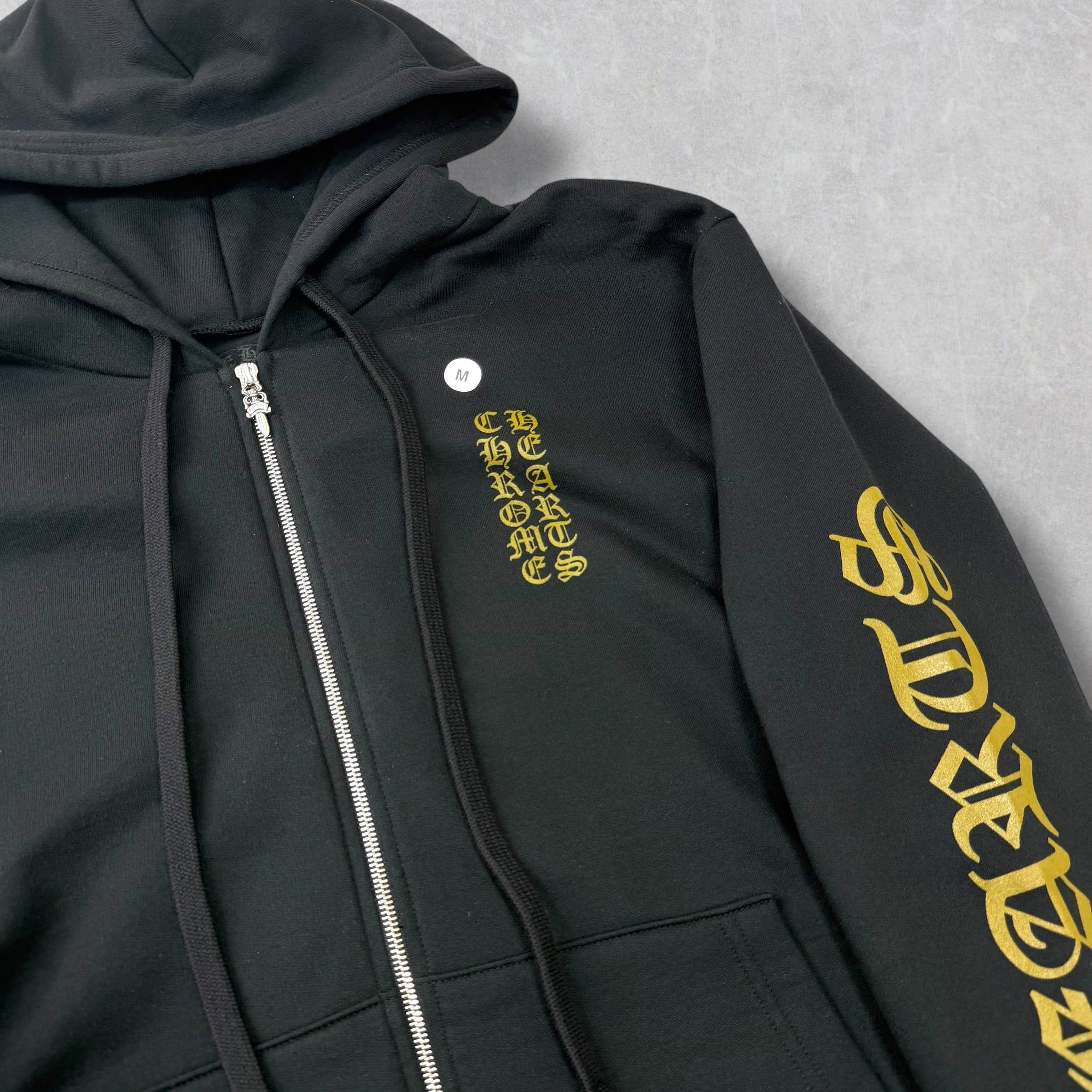 Chrome Hearts Chrome Hearts Olive Vertical Logo Zip Up M Size US M / EU 48-50 / 2 - 3 Thumbnail