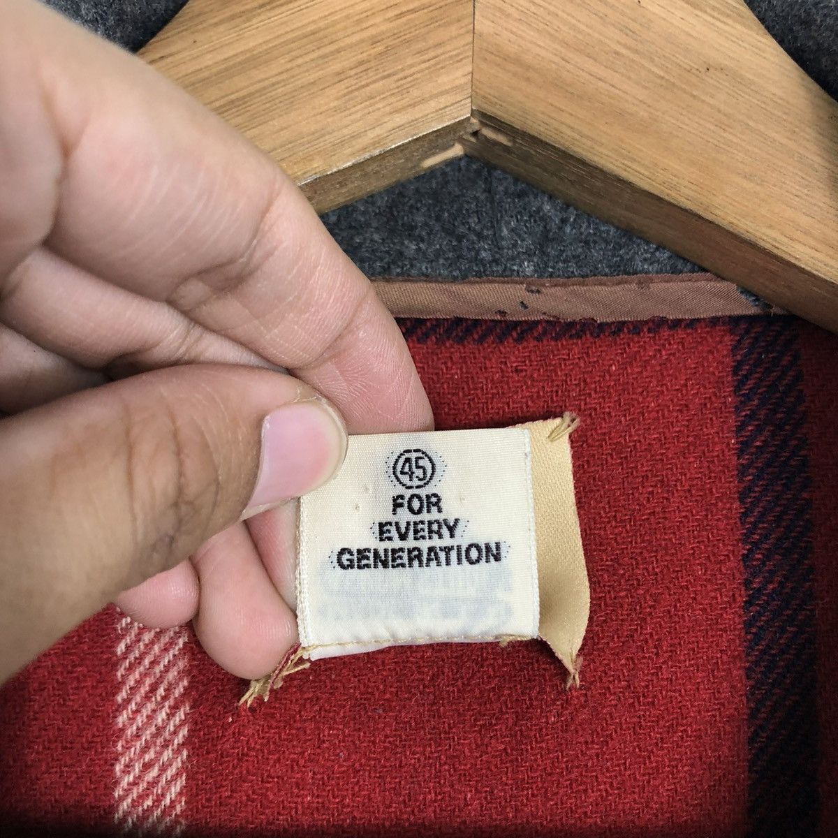 45rpm 🔥Rare Double Collar Wool Duffle Jacket 45RPM Japan Made Size US M / EU 48-50 / 2 - 16 Thumbnail