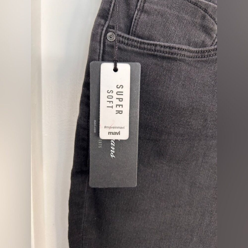 Mavi BNWT Mavi Alexa Dark Smoke Mid Rise Skinny Jeans 31 x 30 Size 31" - 5 Thumbnail