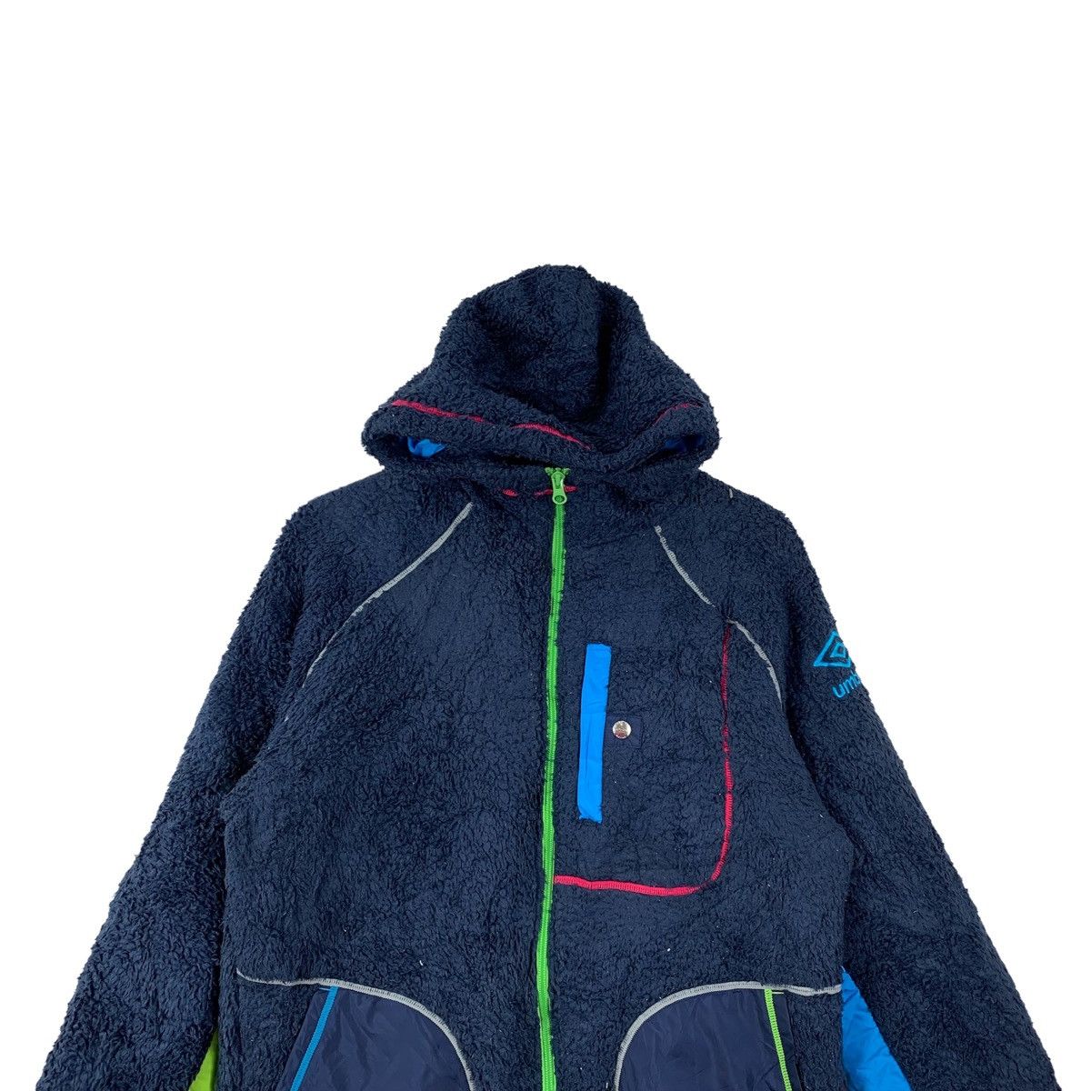 Umbro UMBRO Sportswear Small Logo Fleece Zipper Hoodie Sweater Size US M / EU 48-50 / 2 - 3 Thumbnail