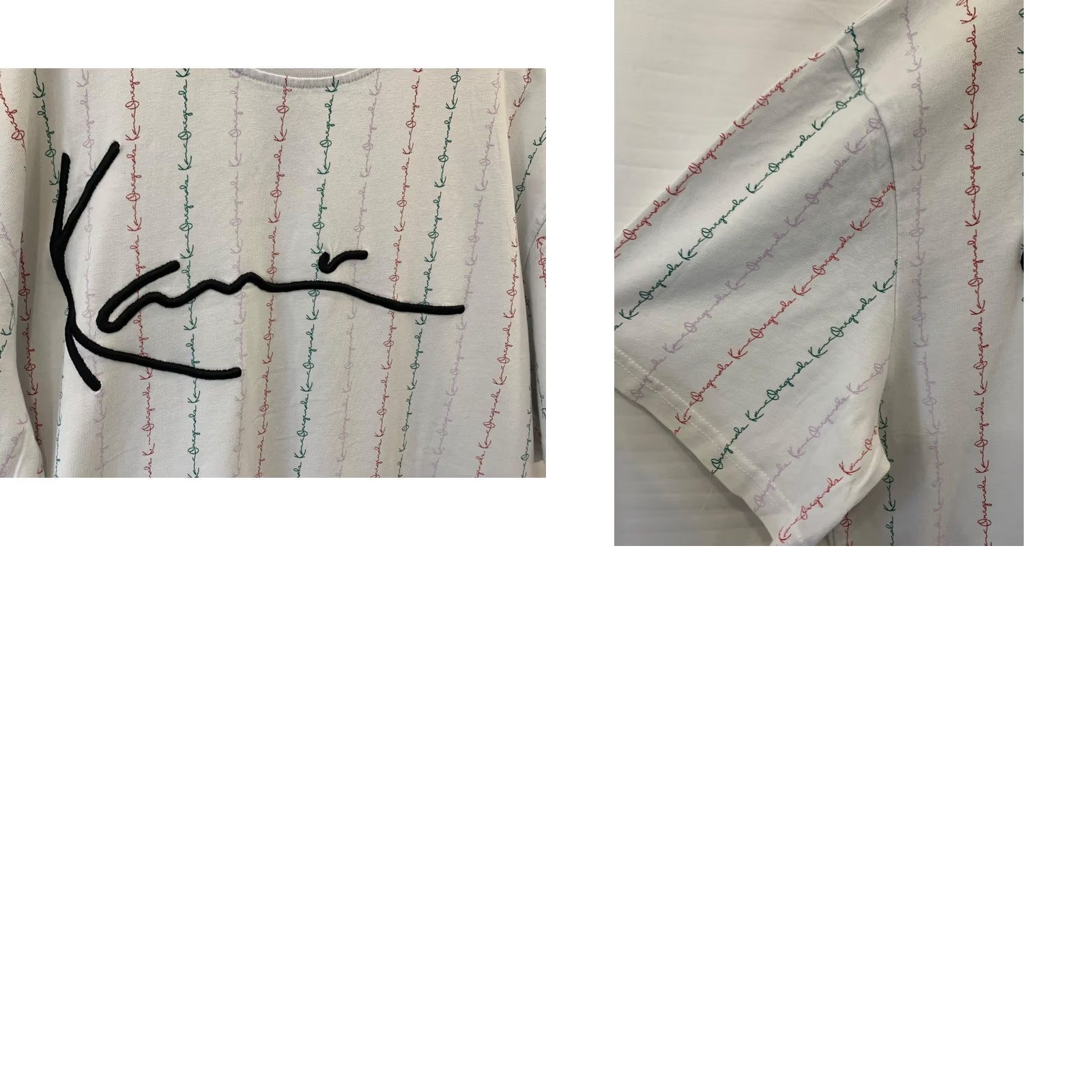 Karl Kani VINTAGE Karl Kani Originals All Over Print Signature T-Shirt White Men’s M Shirt Adult White T-Shirt Signature Karl Kani Originals 90s Size US M / EU 48-50 / 2 - 9 Thumbnail