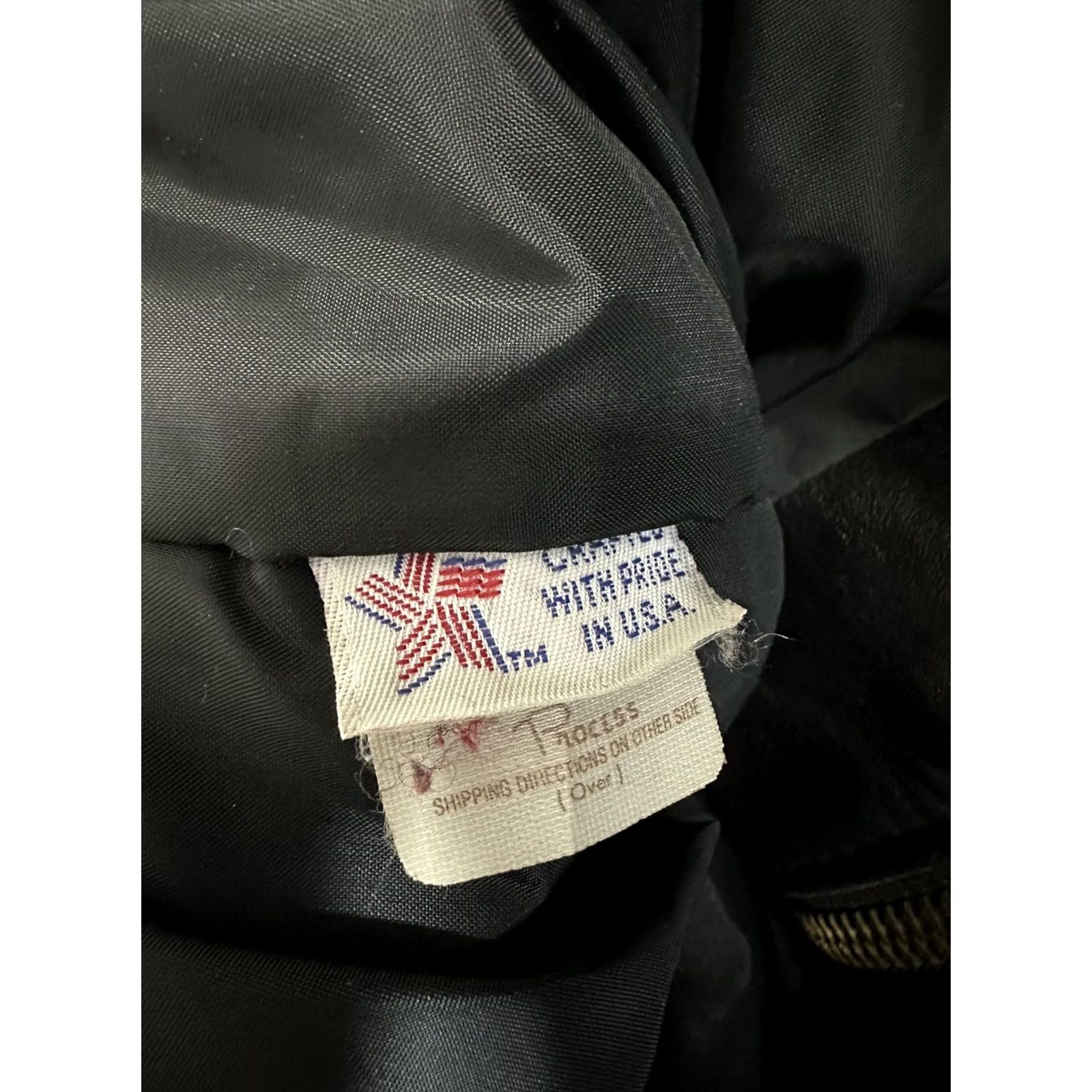 Schott VTG Schott MA-1 1949 Dark Brown Leather Bomber Jacket Size 44 USA Mens Jacket Brown MA-1 USA Size US S / EU 44-46 / 1 - 6 Thumbnail