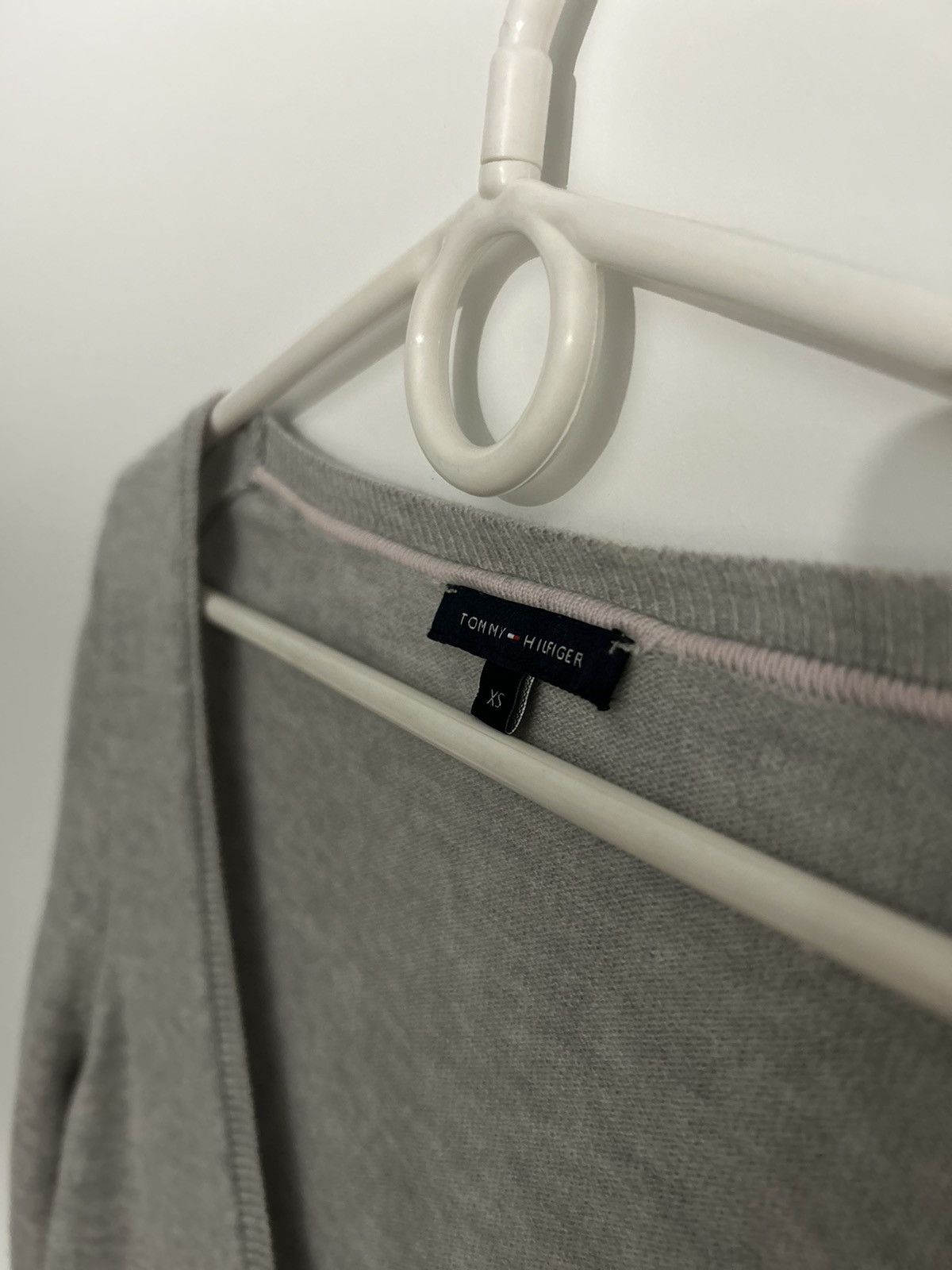Tommy Hilfiger Cardigan Tommy Hilfiger grey XS 34 sweather Size XS / US 0-2 / IT 36-38 - 3 Thumbnail