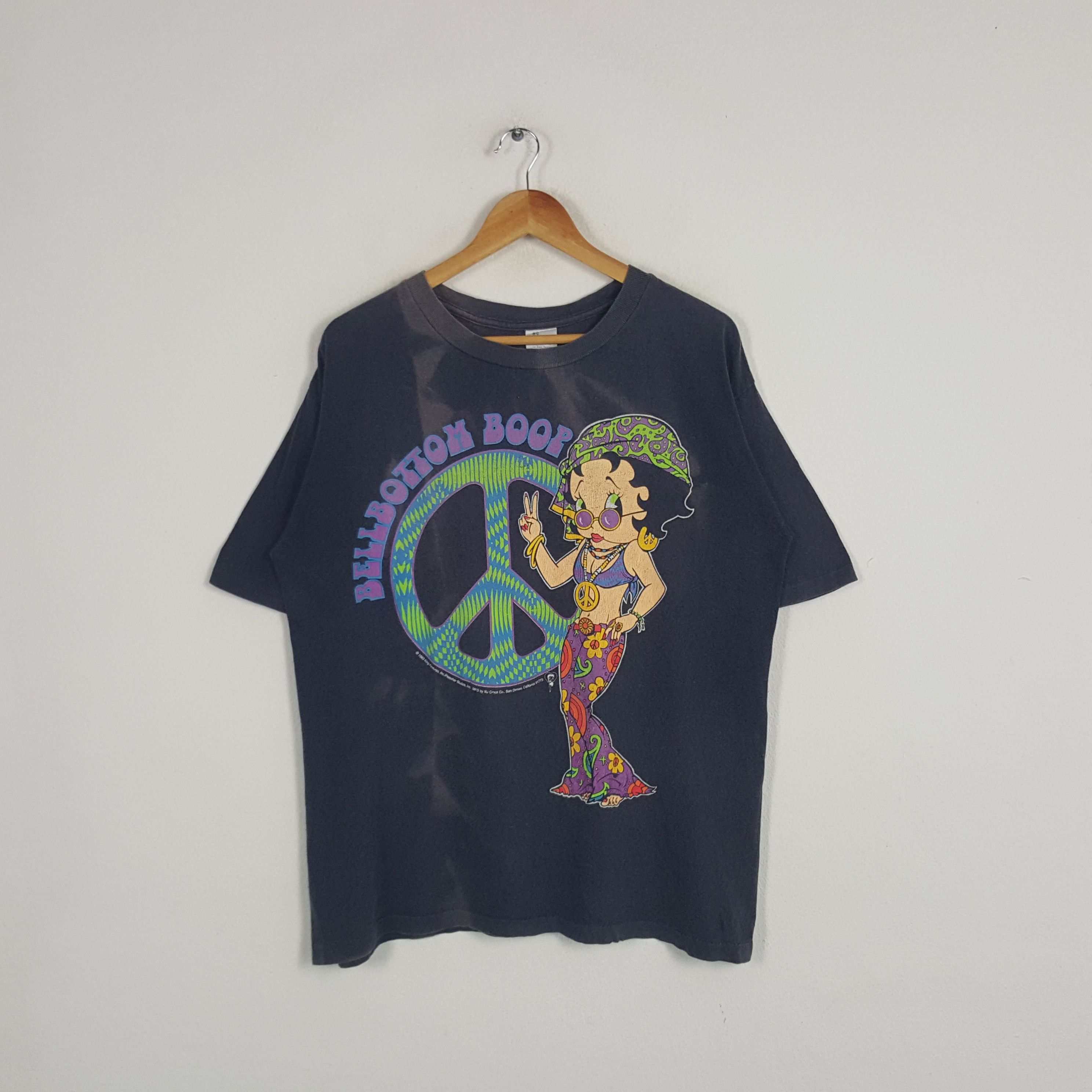 Cartoon Network × Vintage Vintage 90's Betty Boop Parody Bellbottom Boop Tshirt Size US L / EU 52-54 / 3 - 1 Thumbnail