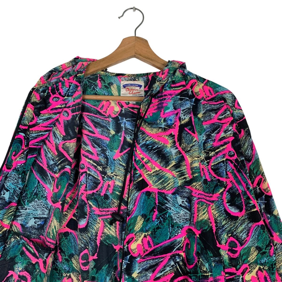 Japanese Brand CENTER CLEASE Colorful Zipper Hoodie Jacket #0510-C23 Size US M / EU 48-50 / 2 - 9 Thumbnail