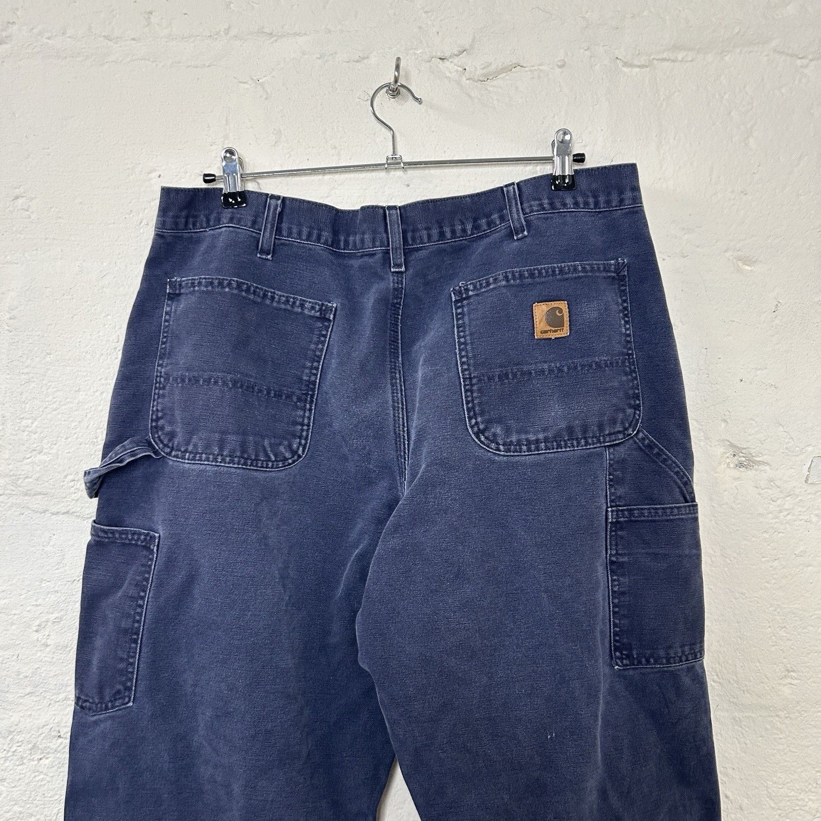 Carhartt Vintage Carhartt Dungaree Fit Work Pants “Midnight Navy” B11 Size US 38 / EU 54 - 4 Thumbnail