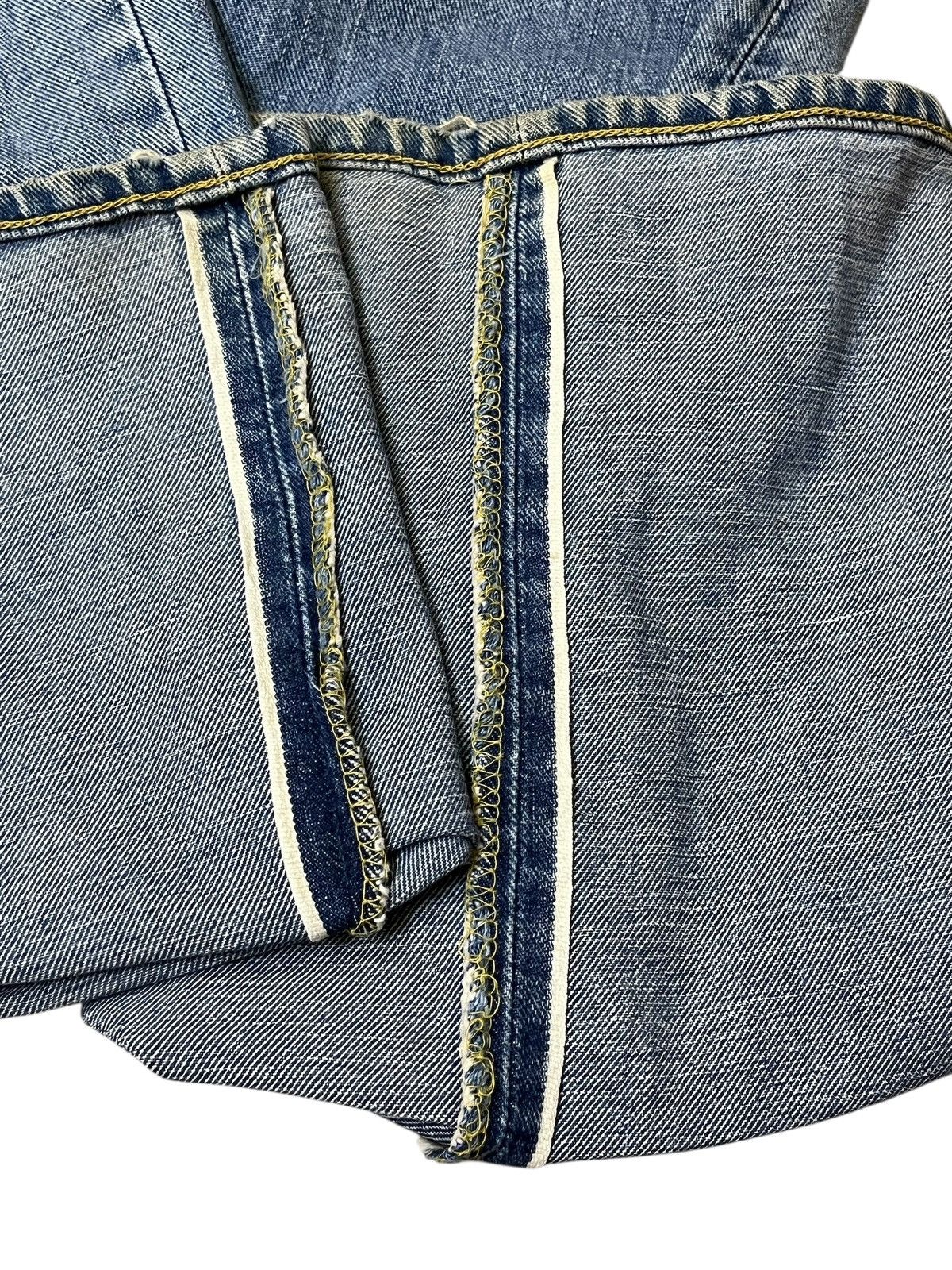 Japanese Brand Vintage LEE RIDERS repro 50s dirty half selvedge jeans Size US 29 - 15 Thumbnail