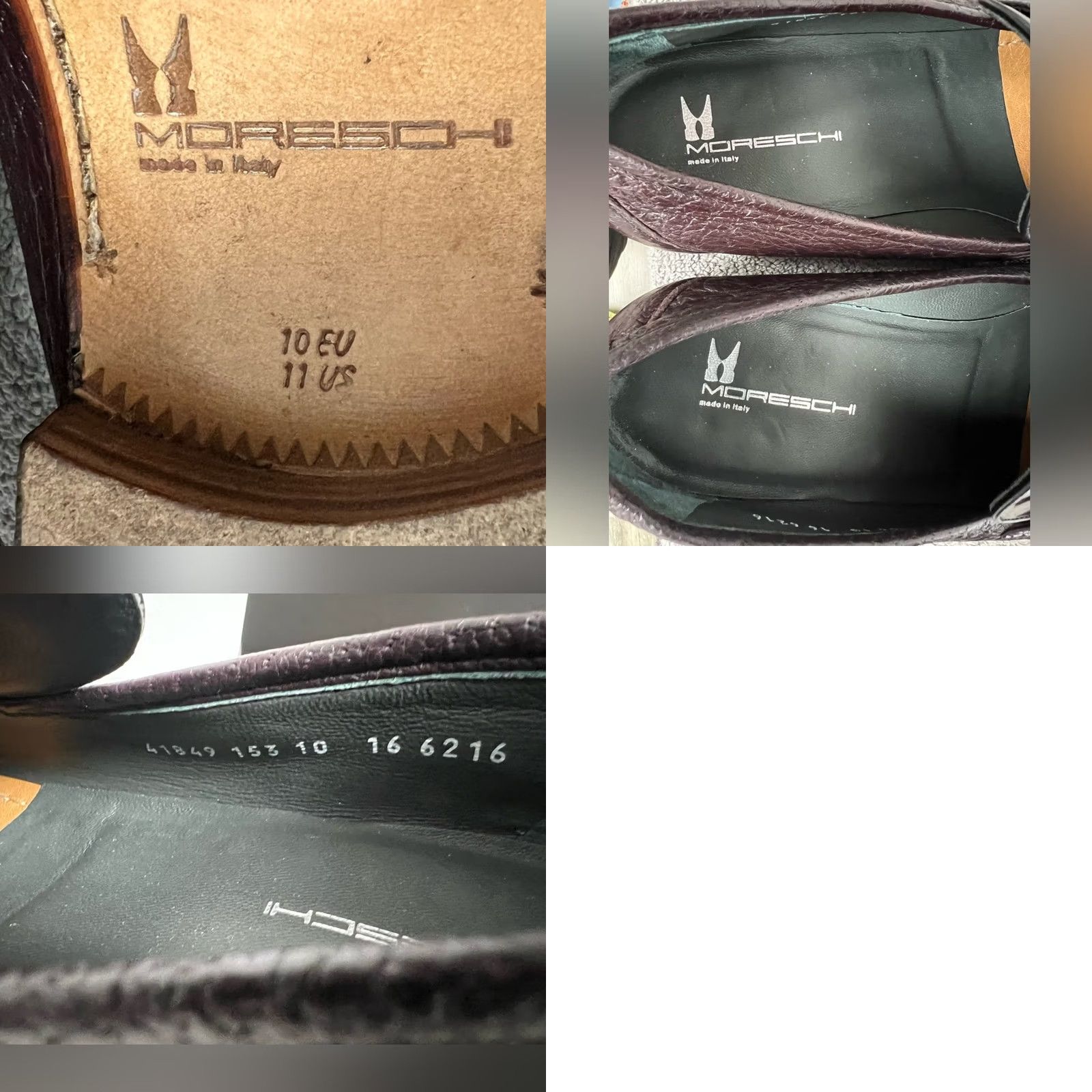 Moreschi Moreschi Loafers Men’s SZ 11 Burgundy Peccary Calfskin 41849 Size US 11 / EU 44 - 8 Thumbnail