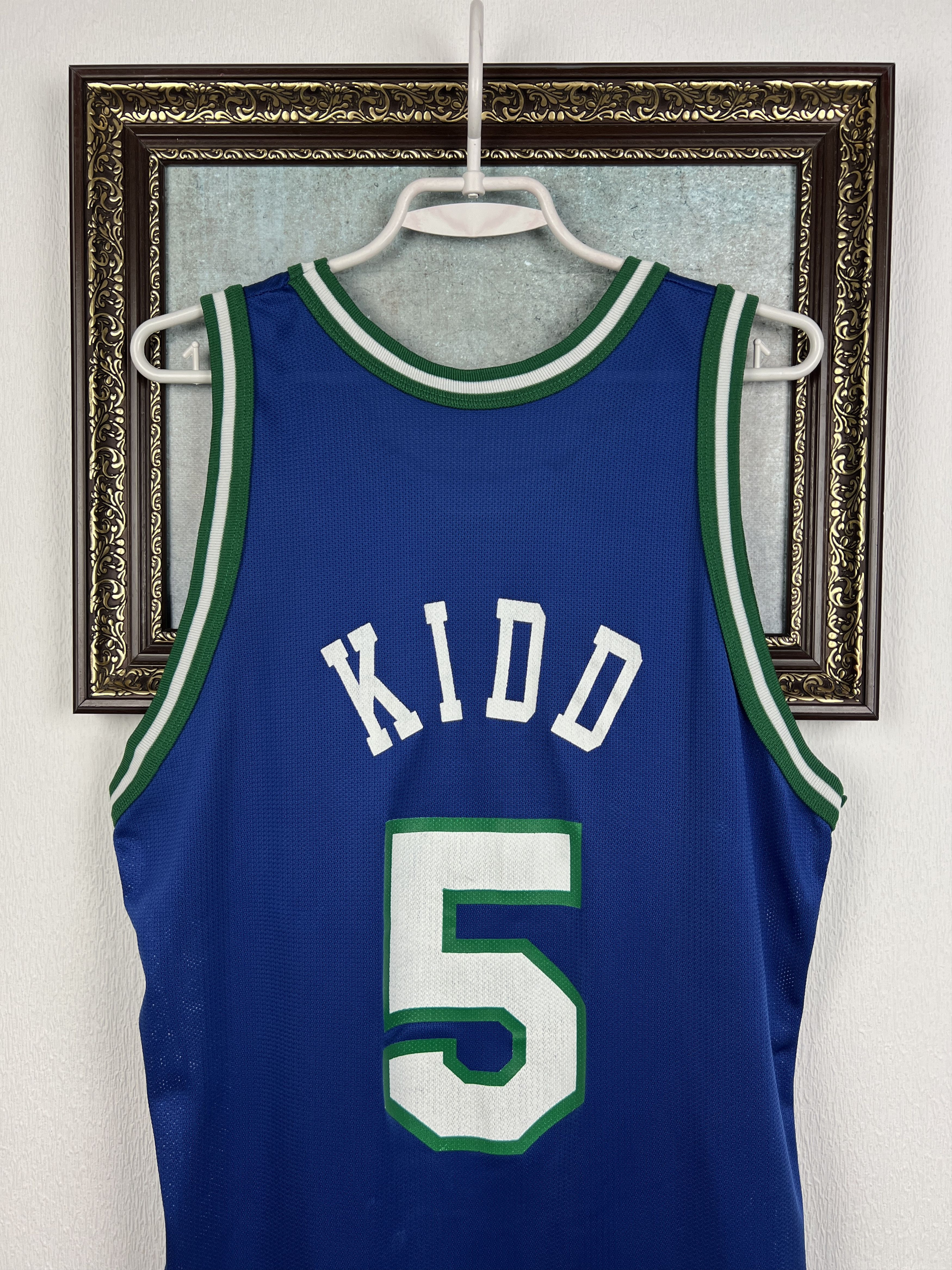 Champion Vintage 90's Jason Kidd Dallas Mavericks NBA Jersey Trikot Size US M / EU 48-50 / 2 - 8 Thumbnail