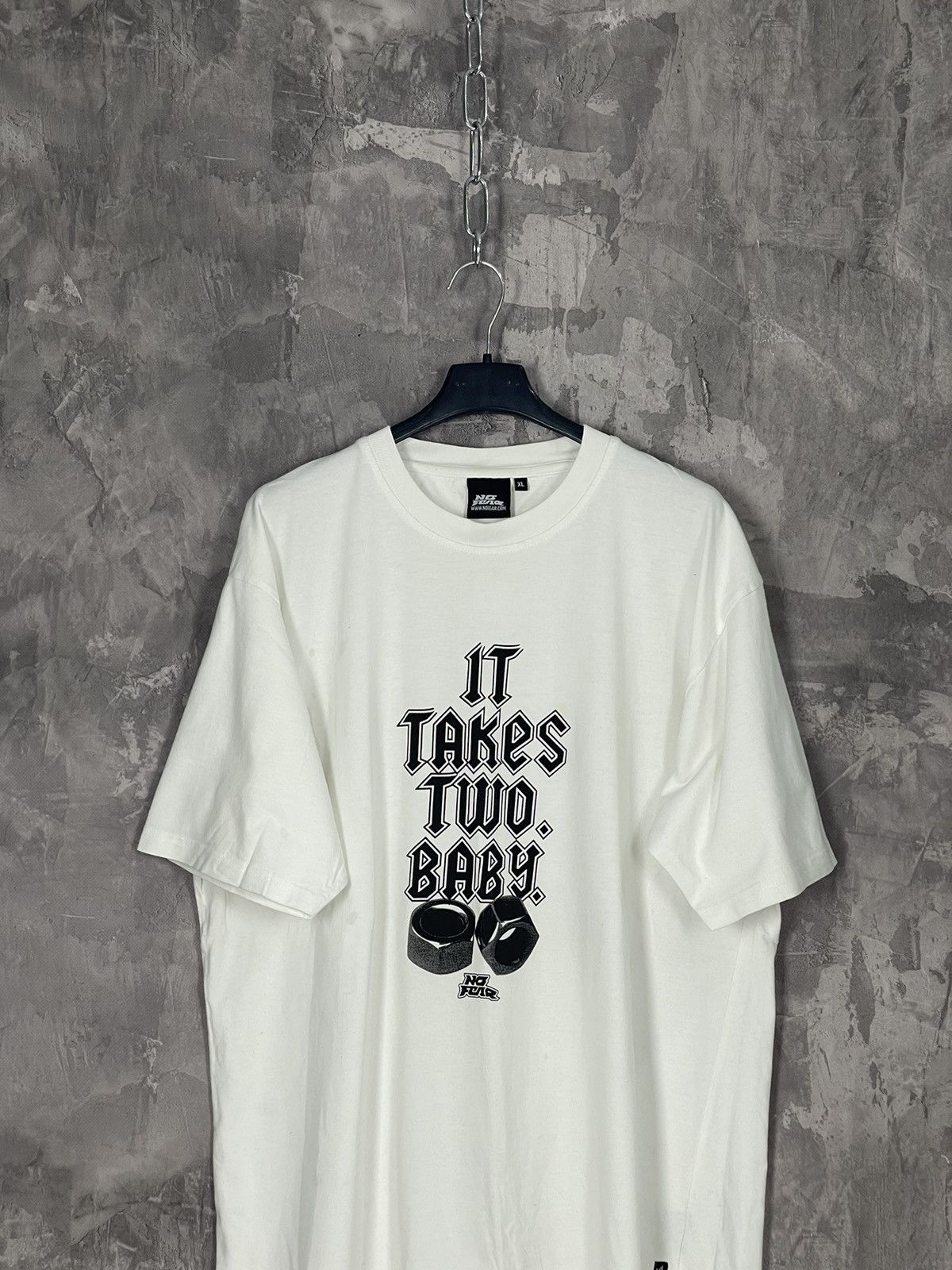 No Fear × Vintage Vintage 90s No Fear T-Shirt / “It Takes two baby” streetwear Size US XL / EU 56 / 4 - 2 Thumbnail