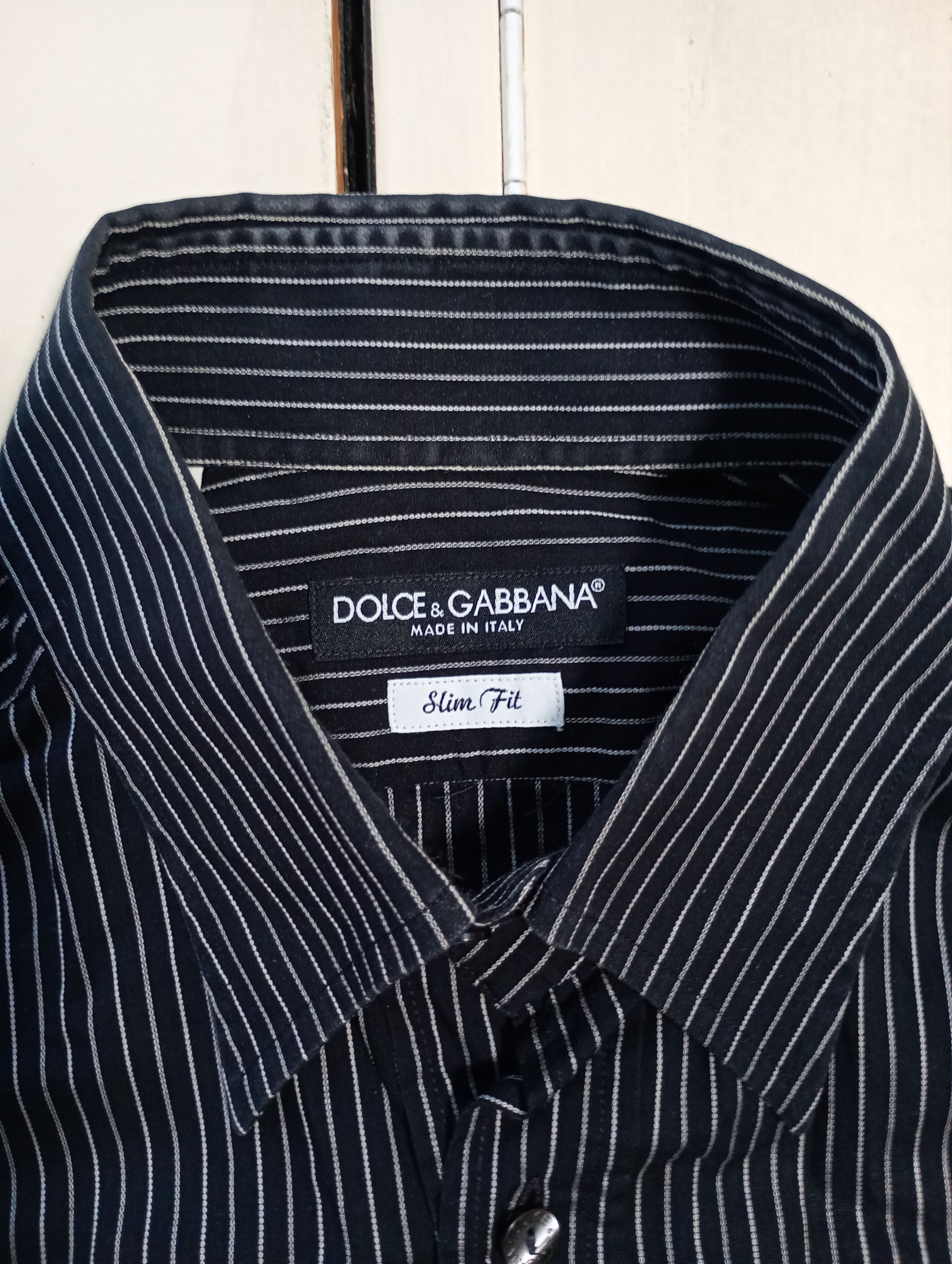 Dolce & Gabbana Dolce & Gabbana Striped Shirt Vintage Size US M / EU 48-50 / 2 - 9 Thumbnail