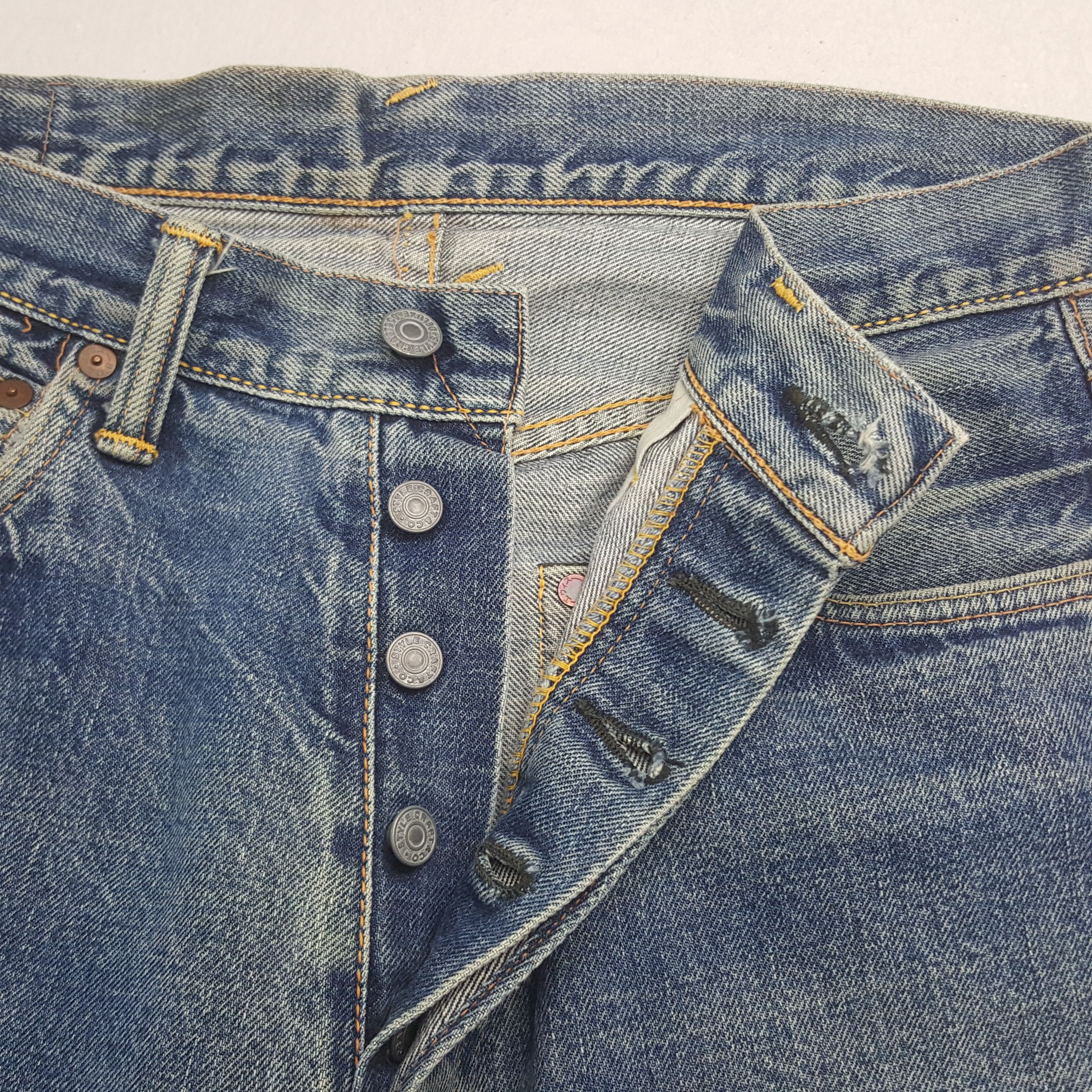 Evisu Vintage Evisu Japan Selvedge Daicock Custom Denim Jeans RR9 Size US 30 / EU 46 - 8 Thumbnail