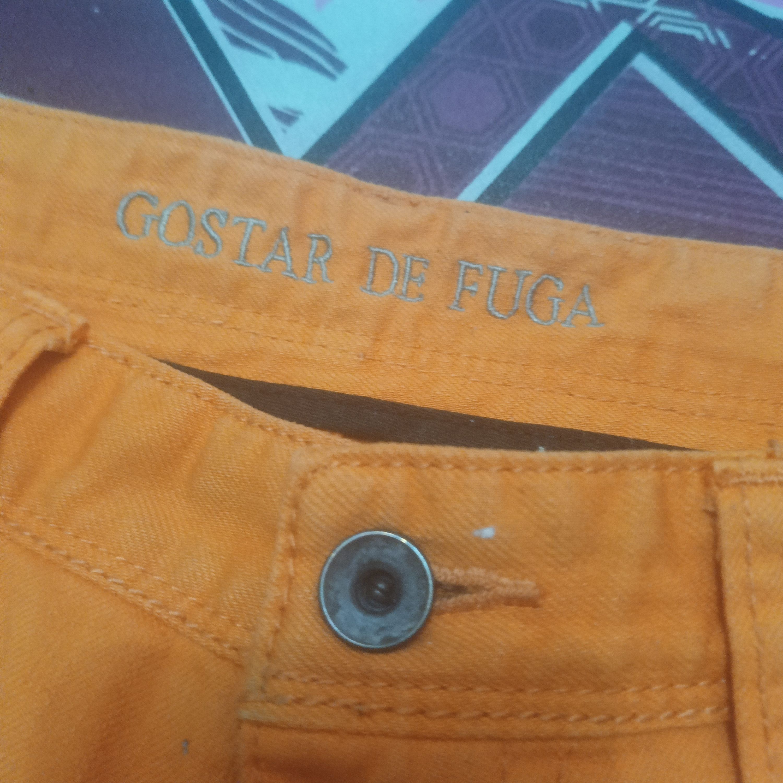 GOSTAR DE FUGA Rare!!! Gostar De Fuga Orange Trousers Pants Size US 31 - 2 Thumbnail
