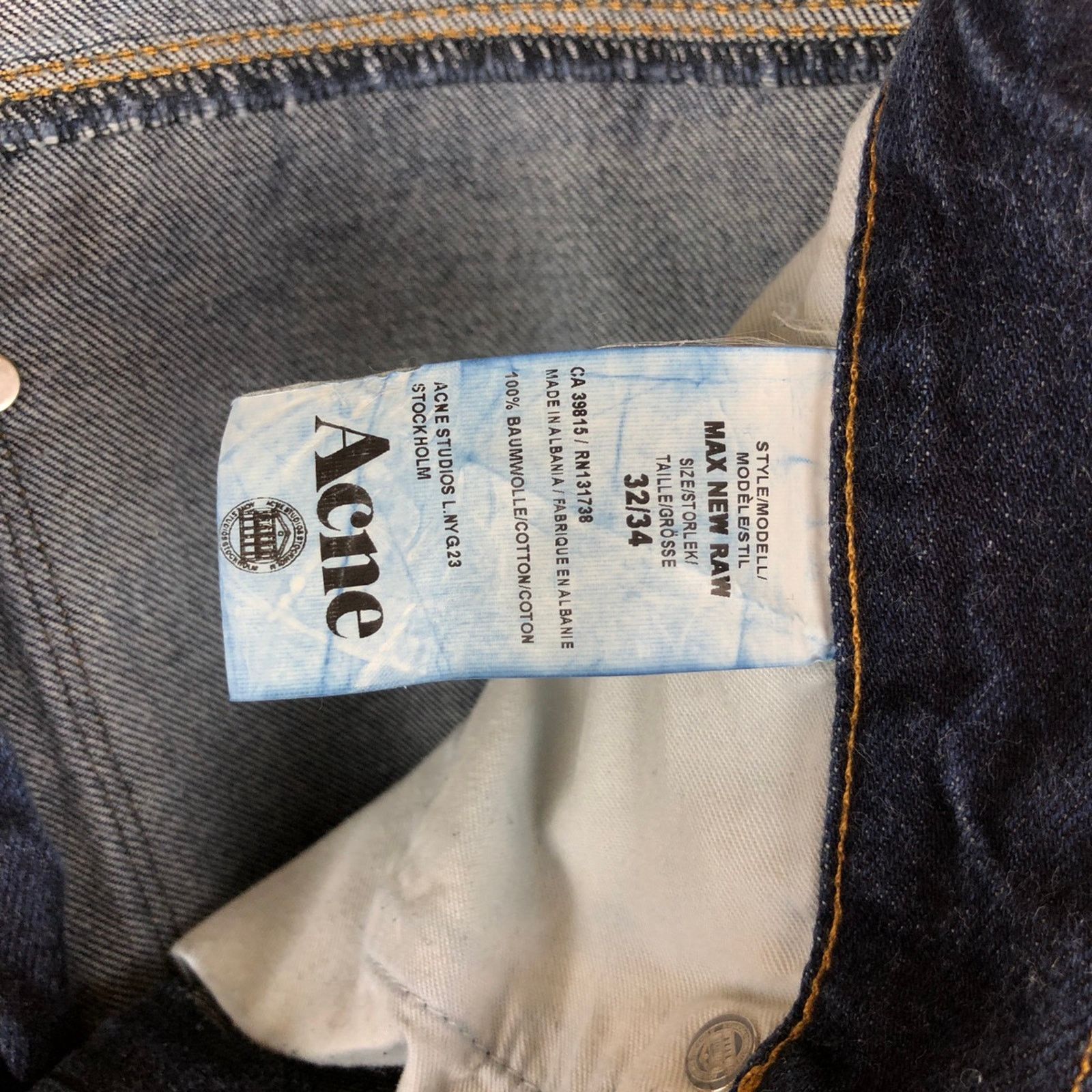 Acne Studios Acne Studios Max New Raw Jeans Size US 32 / EU 48 - 5 Thumbnail