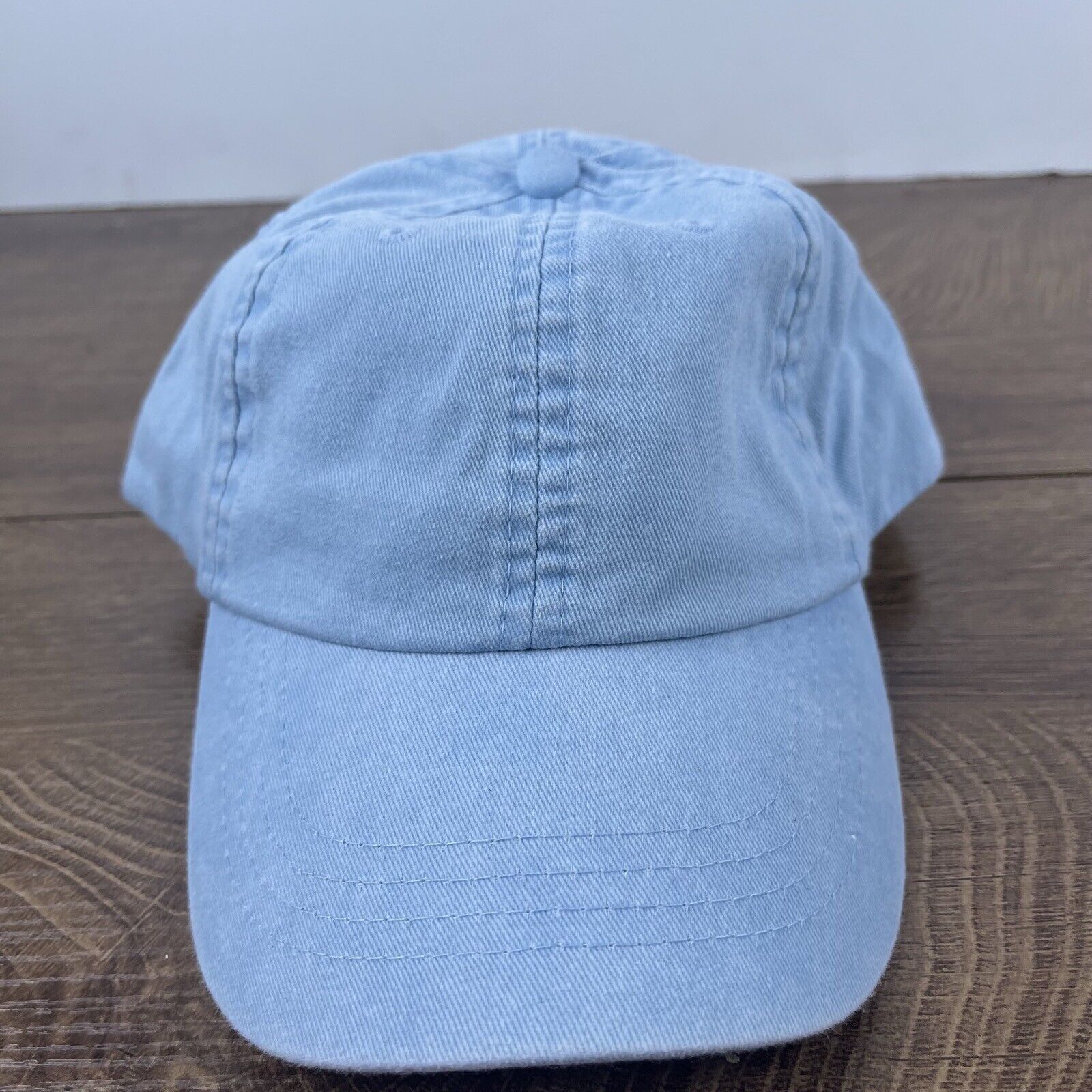 Other Plain Light Blue Hat Blue Adjustable Hat Blue Adult Size Hat Size ONE SIZE - 5 Thumbnail