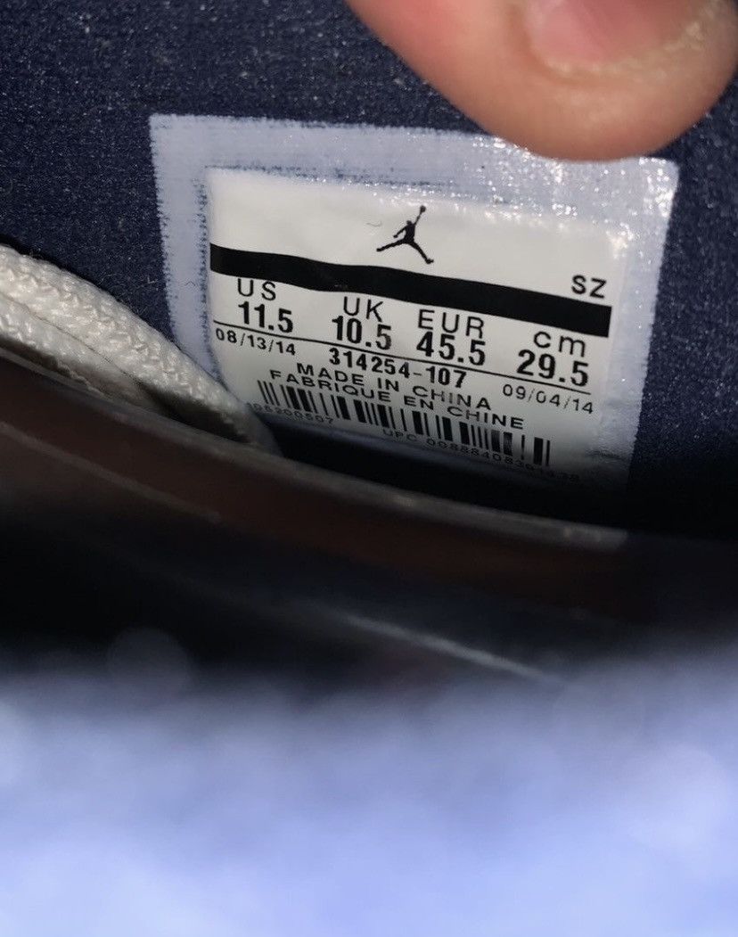 Air Jordan 4 Colombia Legend Blue Size 11.5
