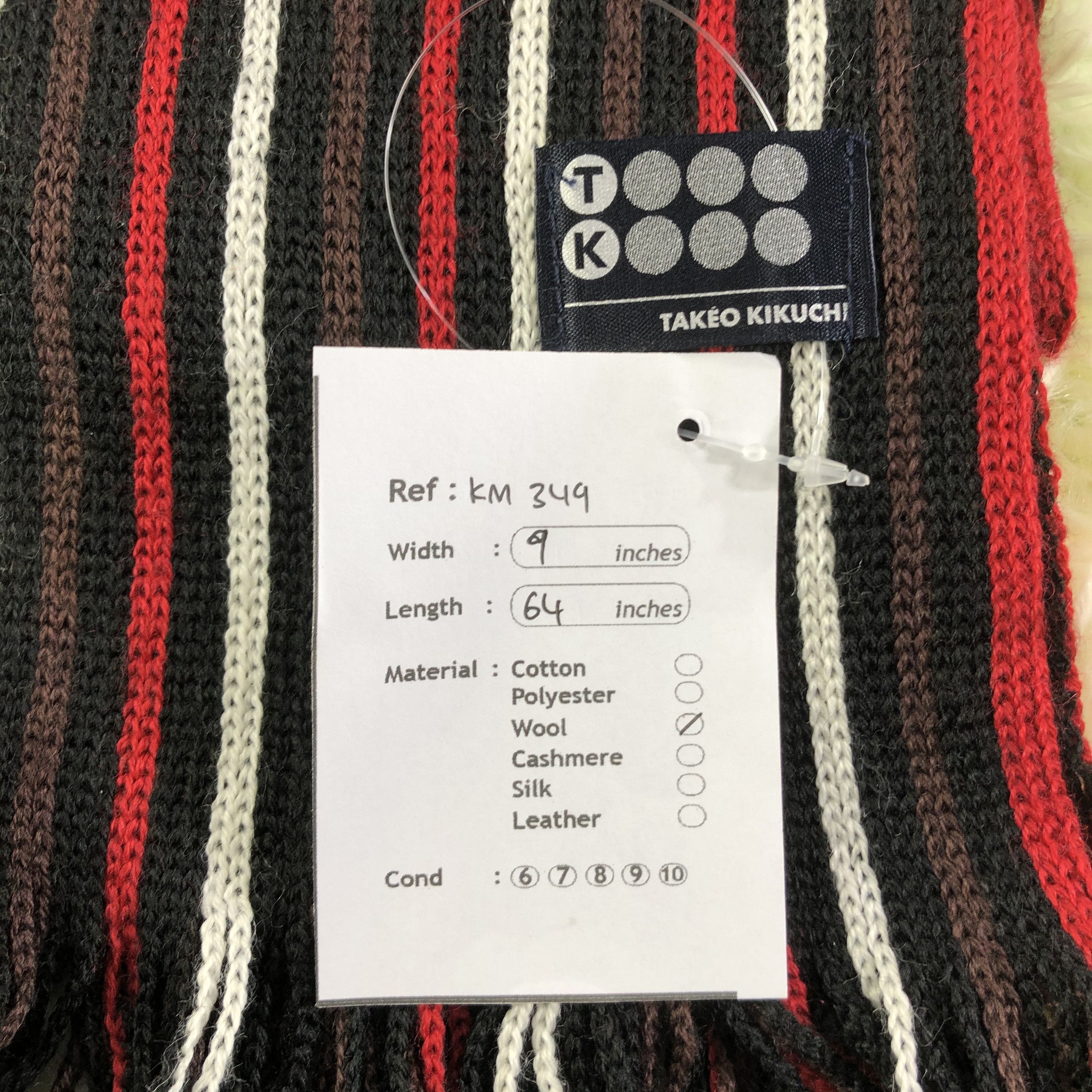 Takeo Kikuchi Takeo Kikuchi Scarf / Muffler / Neckwear - KM349 Size ONE SIZE - 5 Thumbnail