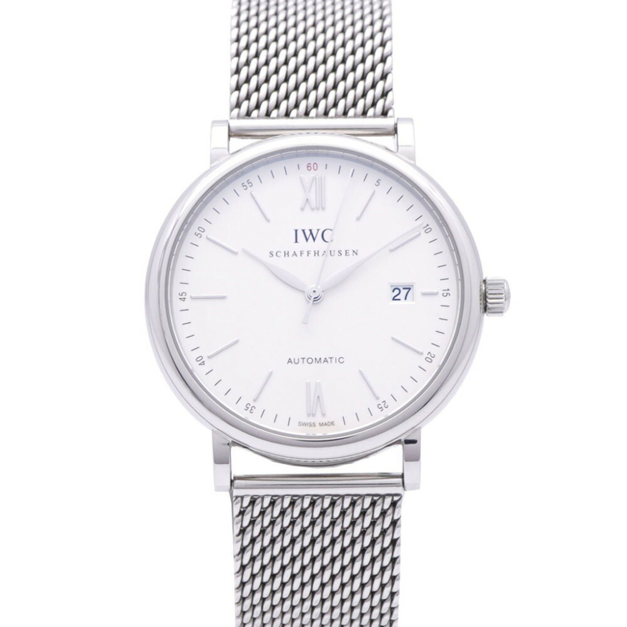 IWC Schaffhausen IWC Portofino IWIW356505 Automatic Watch Stainless Steel Silver Dial 1444 International Company Men's Size ONE SIZE - 1 Thumbnail