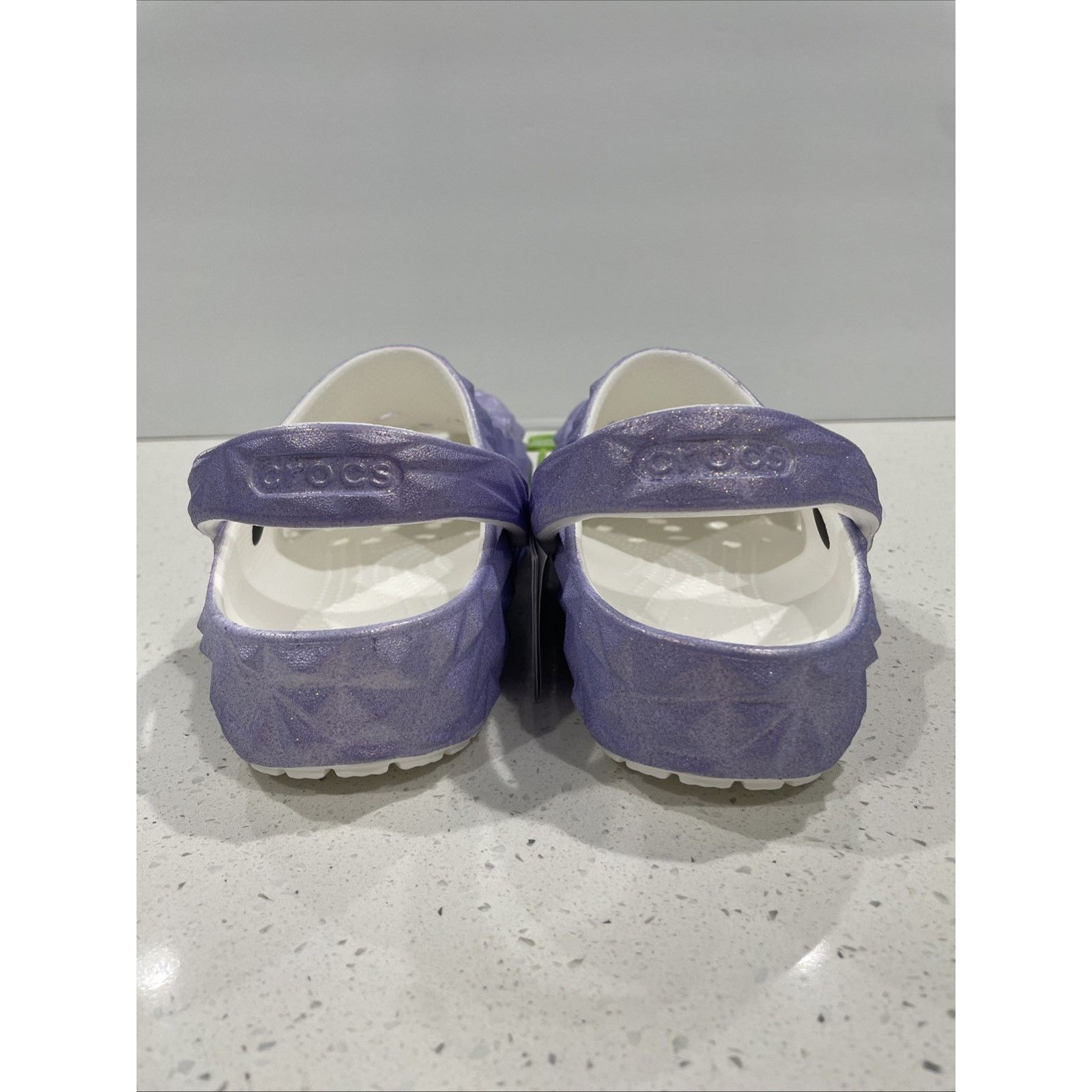 Crocs Crocs Iridescent Geo Clog Women's Sz 6 Violet/White NEW Size US 6 / IT 36 - 6 Thumbnail