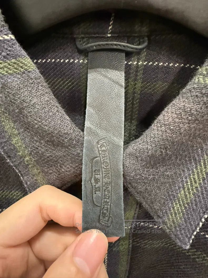 Chrome Hearts Chrome Hearts Size L Limited blue-green plaid dark green sh Size US L / EU 52-54 / 3 - 5 Thumbnail