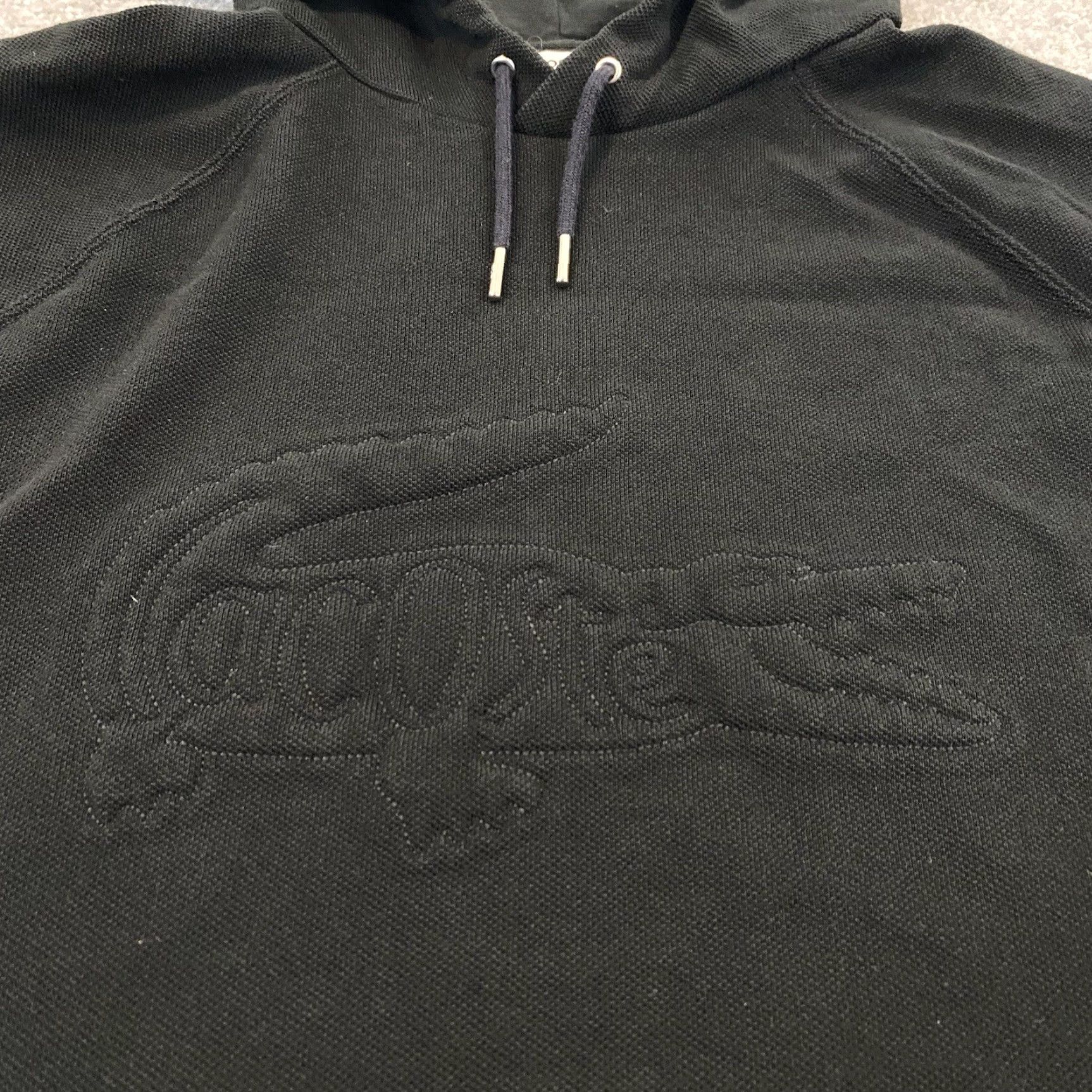 Lacoste LACOSTE Hoodie Mens Large Black Crocodile Embroidered Logo Sweatshirt SH6781 Size US L / EU 52-54 / 3 - 2 Thumbnail