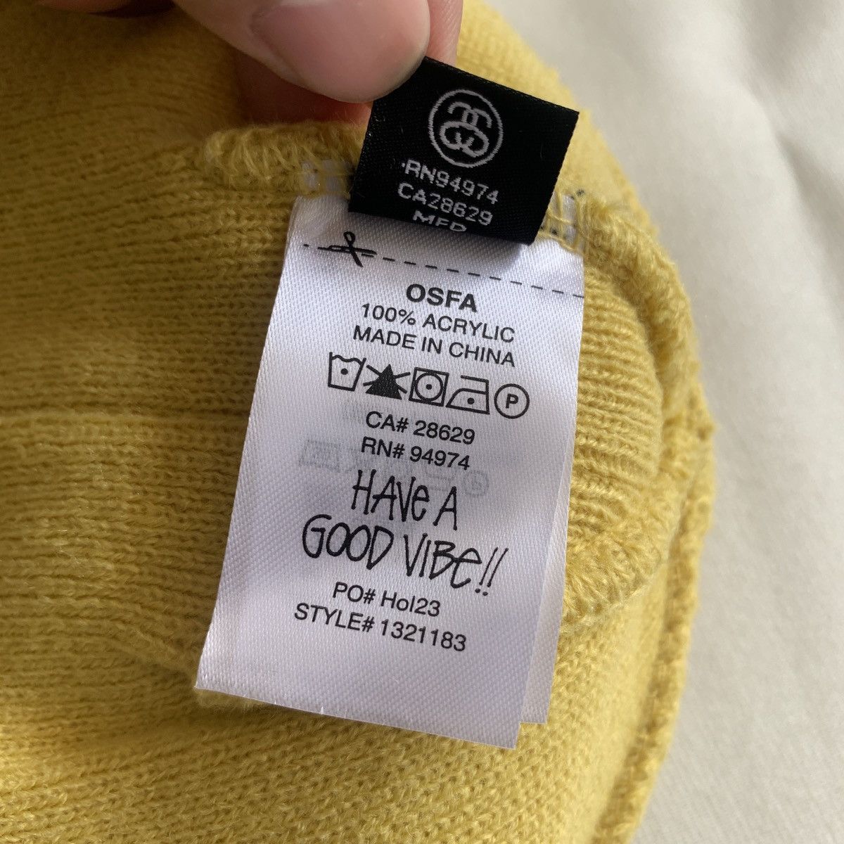 Stussy × Vintage STUSSY WORKGEAR SKULLCAP Size ONE SIZE - 4 Thumbnail