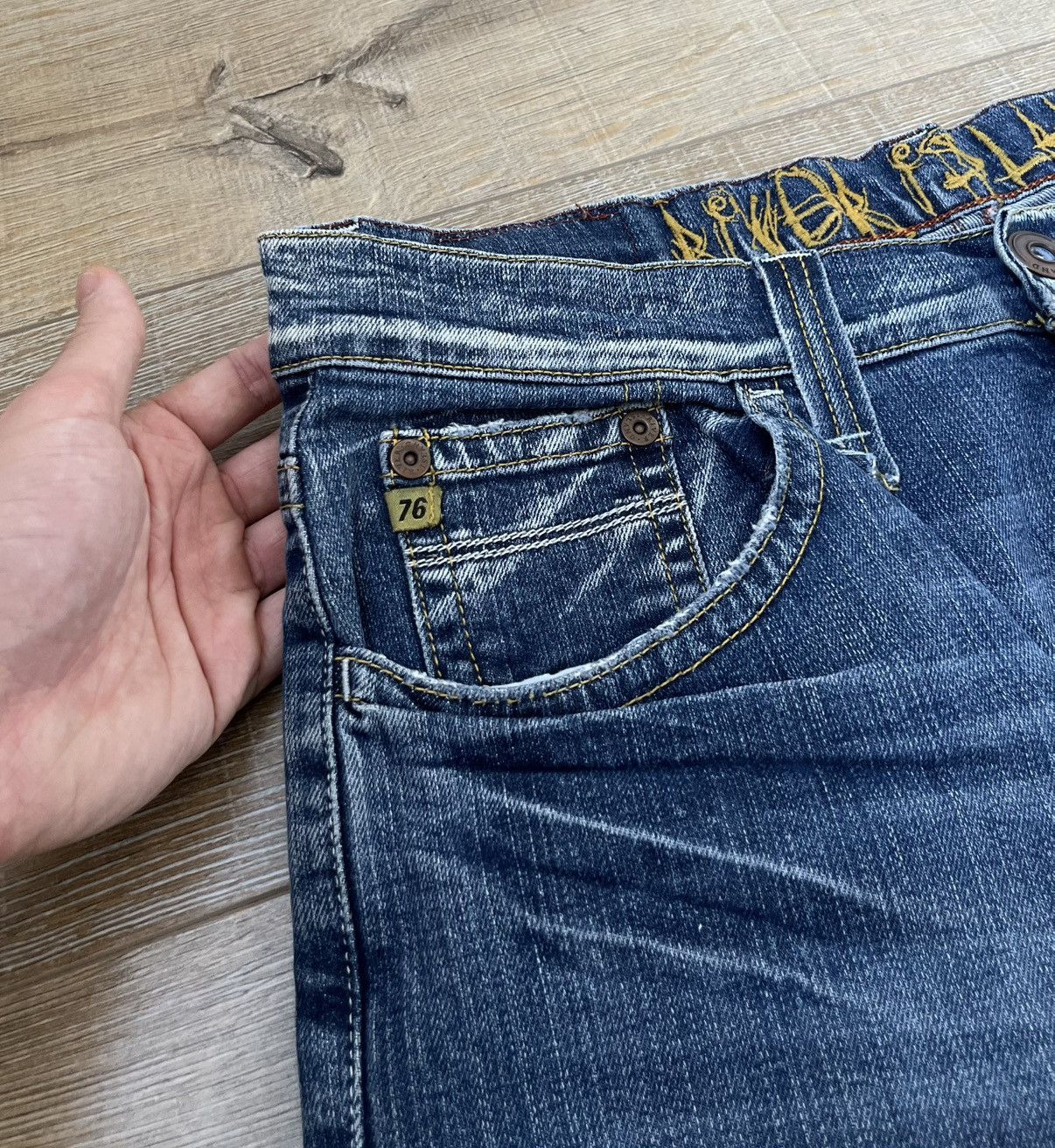 Hysteric Glamour CRAZY VINTAGE FADE STYLE JEANS IF SIX WAS NINE STYLE LGB Y2K Size US 32 / EU 48 - 7 Thumbnail