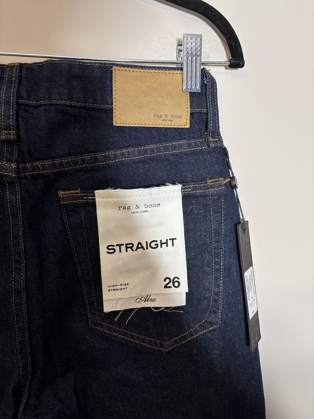Rag & Bone Rag & Bone Alex High Rise Straight Jeans Size 26 Size 28" / US 6 / IT 42 - 8 Thumbnail