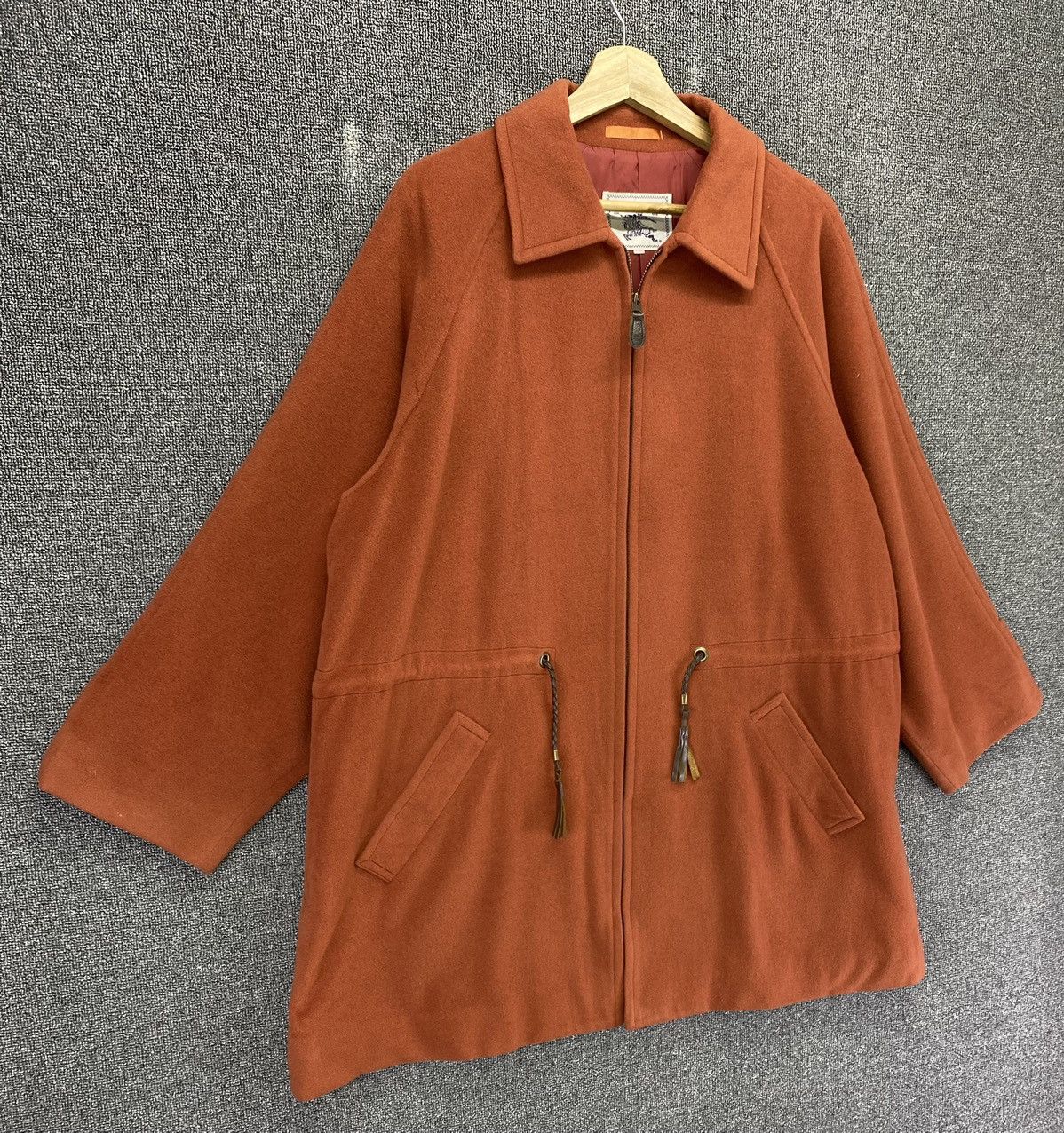 Burberry Vintage Burberry Wool Long Jacket Size US L / EU 52-54 / 3 - 2 Thumbnail