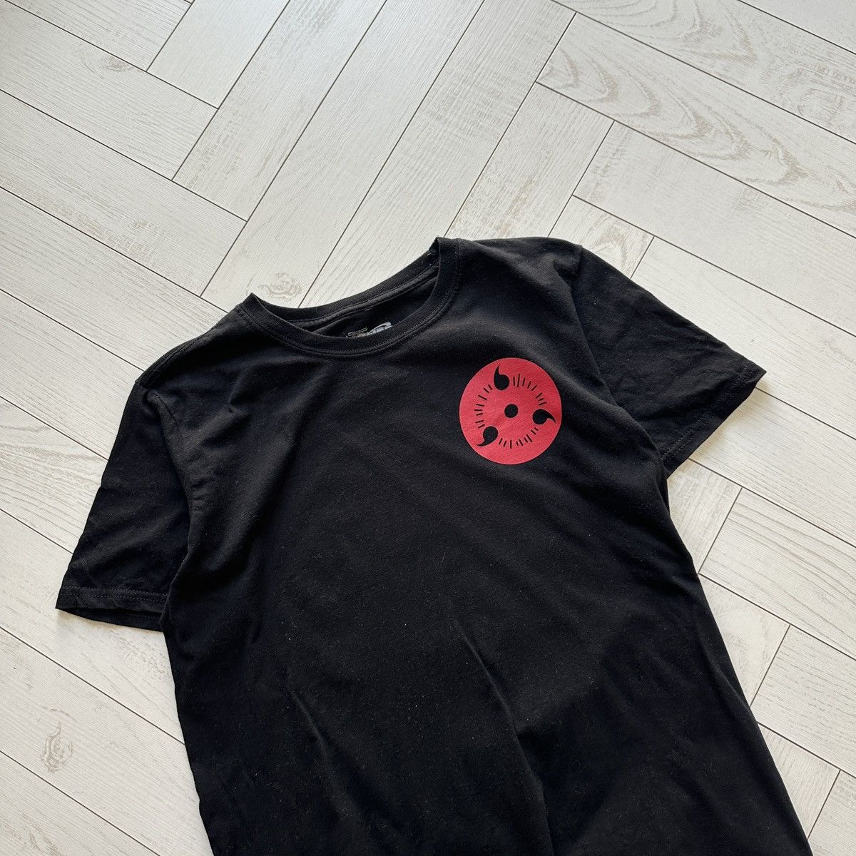 Anime Sasuke Uchiha Naruto Shippuden Ripple Junction tee Aniem y2k Size US M / EU 48-50 / 2 - 3 Thumbnail