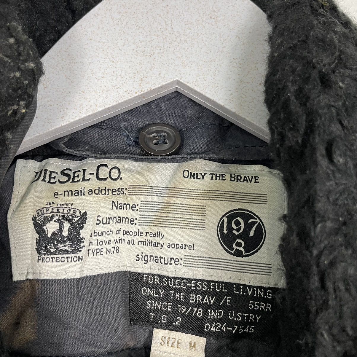 Diesel 💥 DIESEL WAXED BIKER JACKET Size US M / EU 48-50 / 2 - 11 Thumbnail
