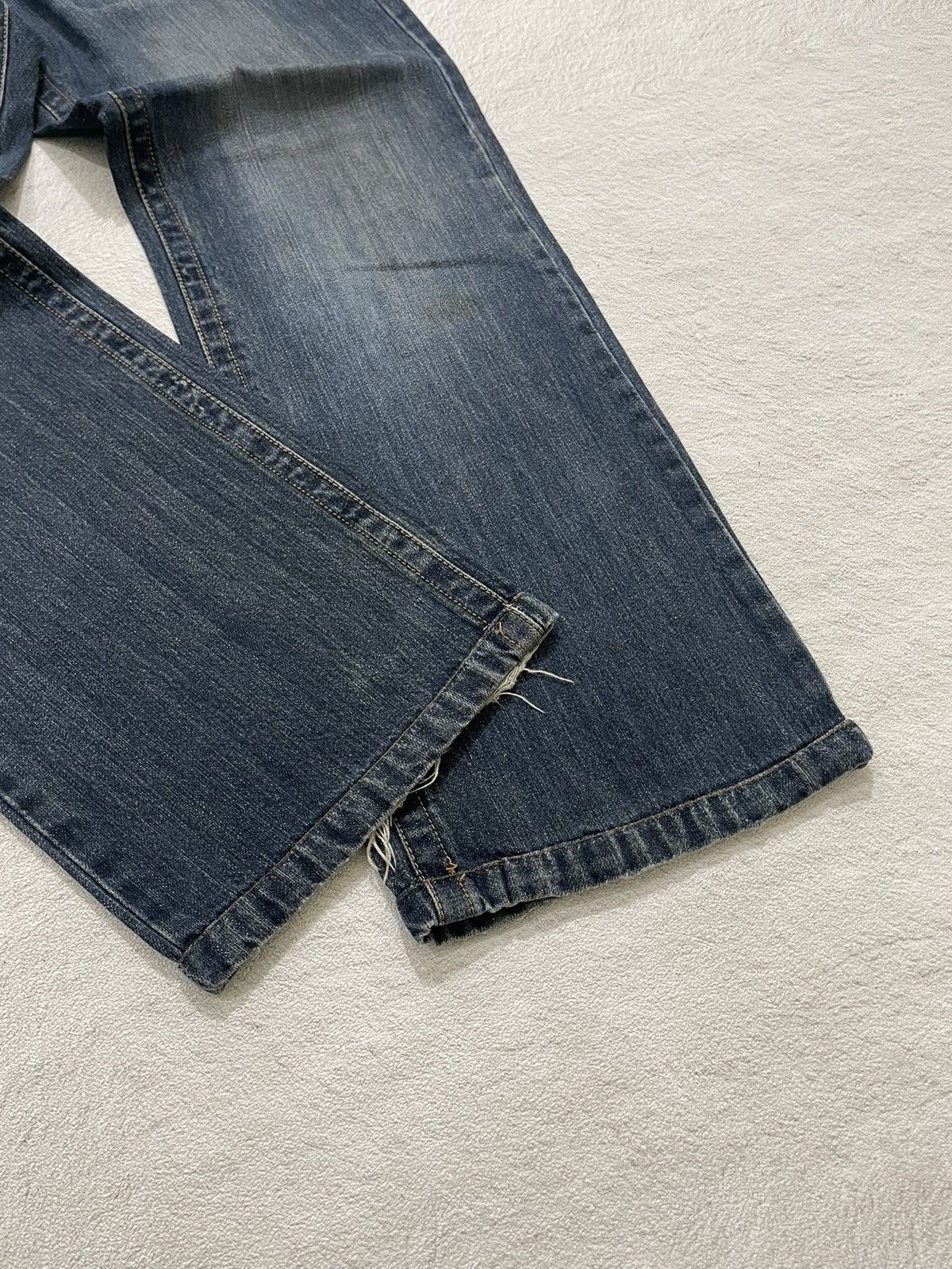 If Six Was Nine 2000s Blueforce Faded Blue Jeans y2k Style Size US 34 / EU 50 - 4 Thumbnail