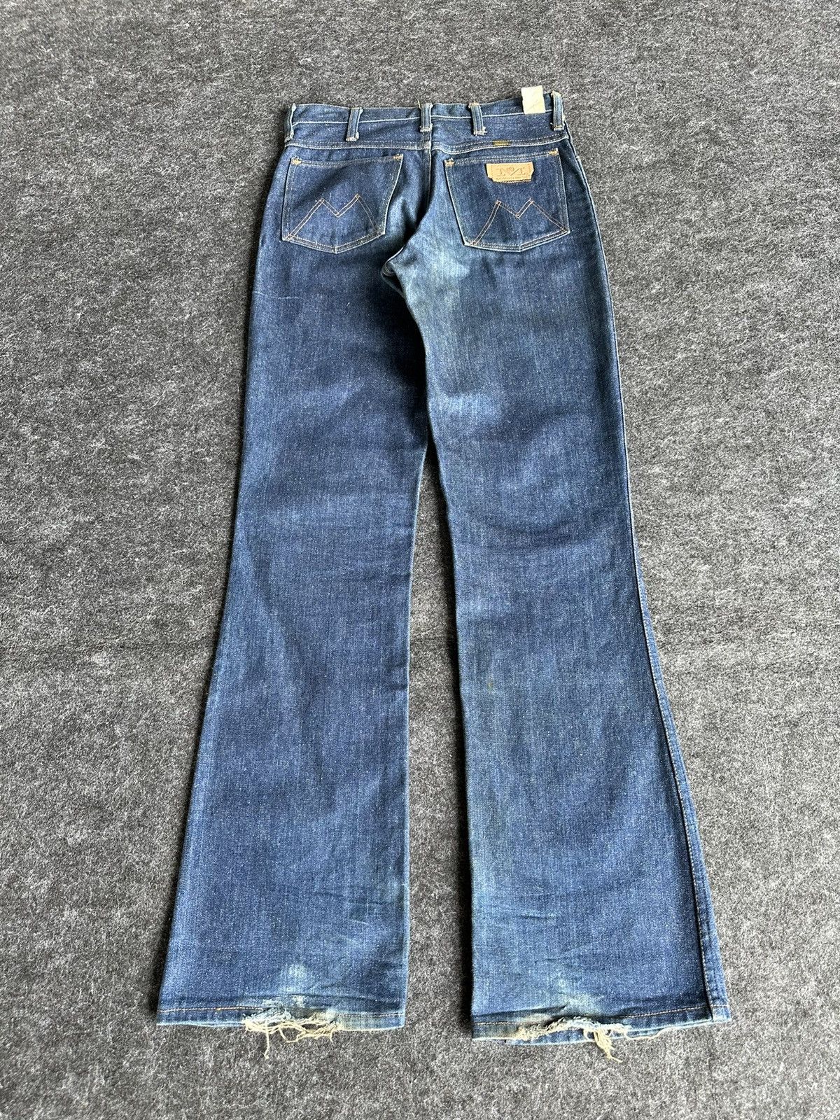 Wrangler Rare 60s Maverick Bluebell Bootcut Rare Denim D431 Size US 29 - 4 Thumbnail