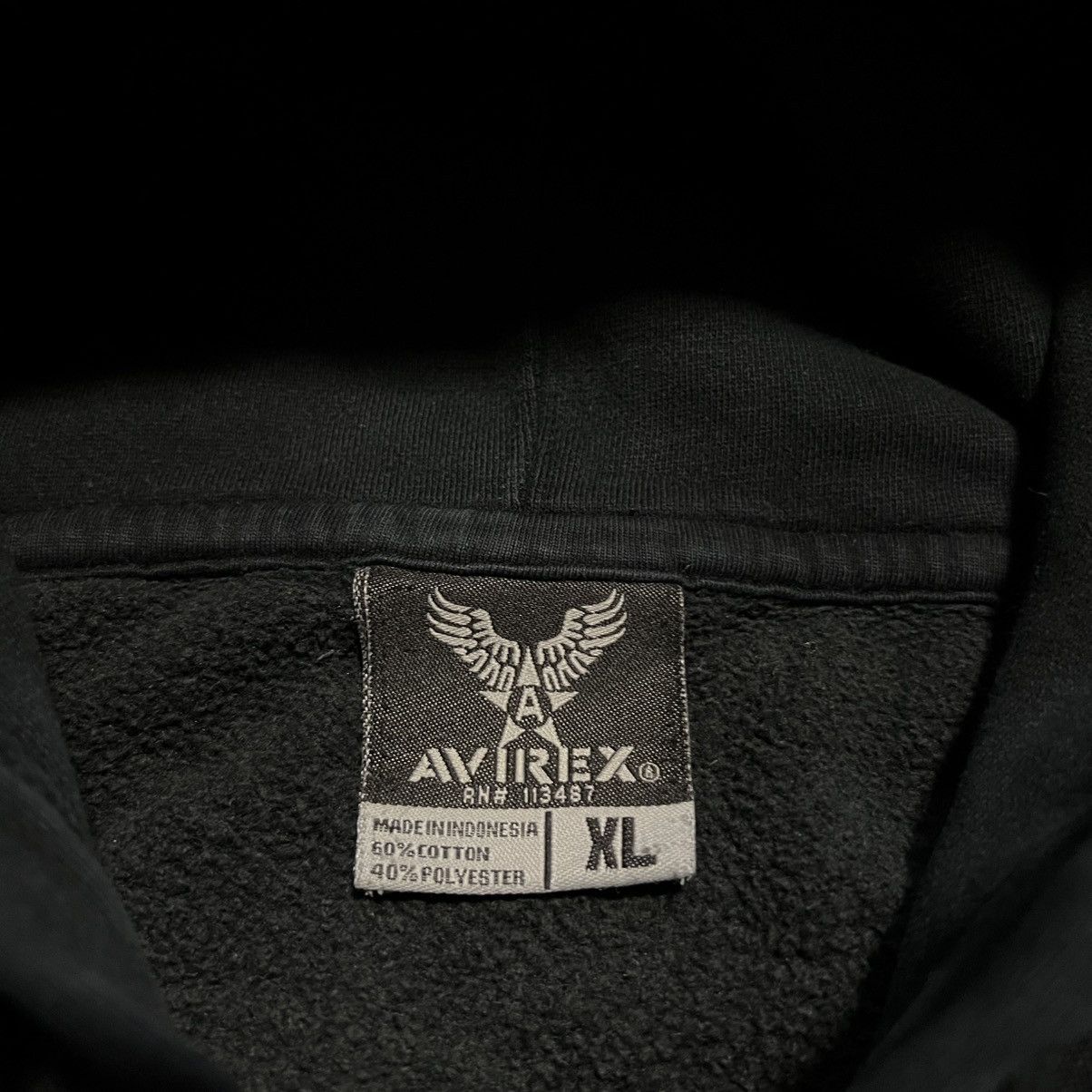 Avirex Vintage Avirex Hoodie Sweatshirt Military 75th Squadron 90s Size US XL / EU 56 / 4 - 9 Thumbnail