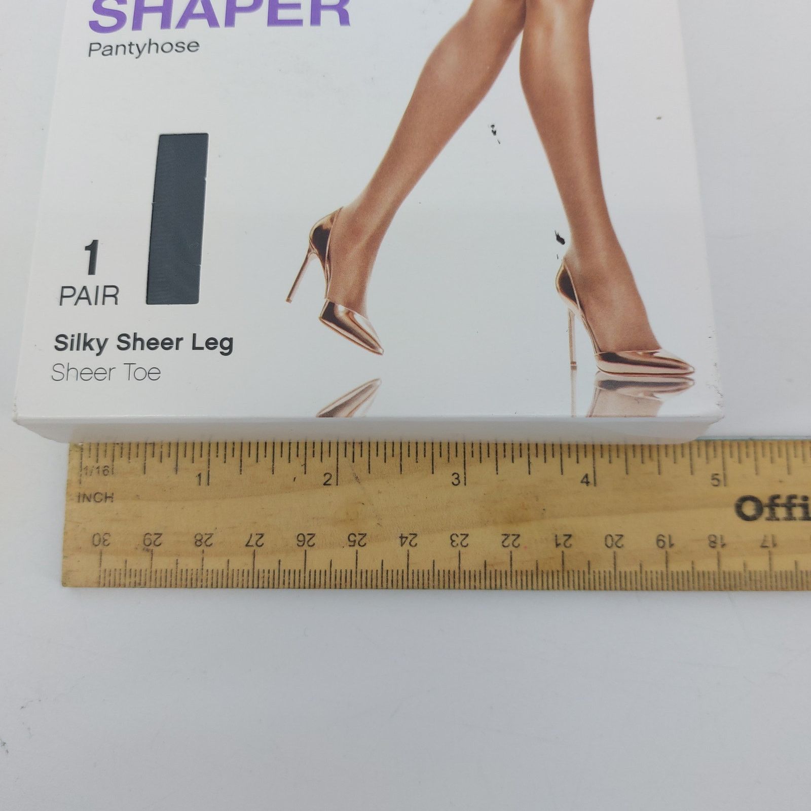 Hanes Hanes Black Q Stylessentials Body Shaper Pantyhose Silky Size ONE SIZE - 9 Thumbnail