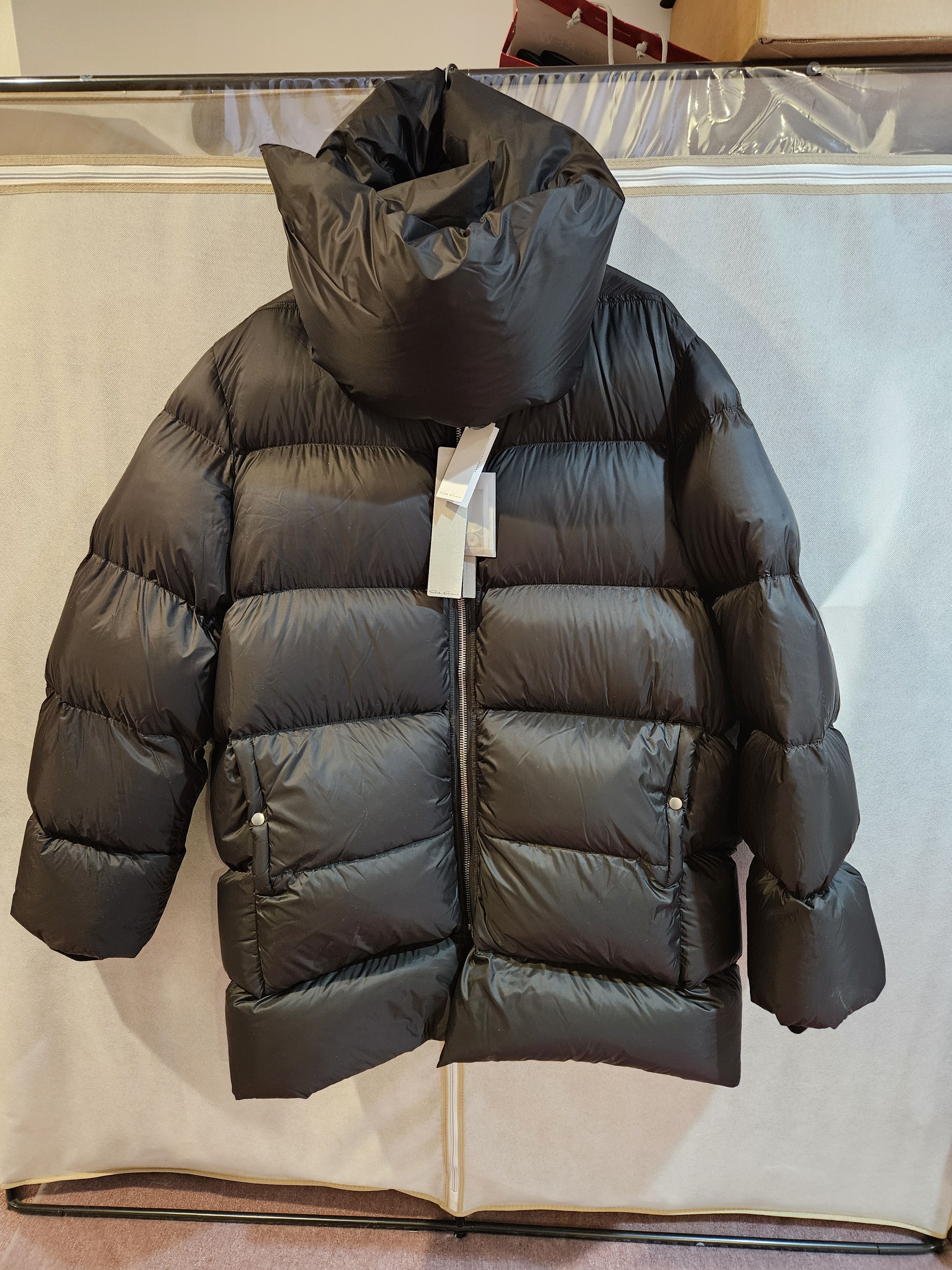 Rick Owens Mountain Stand Collar Down Puffer Jacket Size US M / EU 48-50 / 2 - 3 Thumbnail