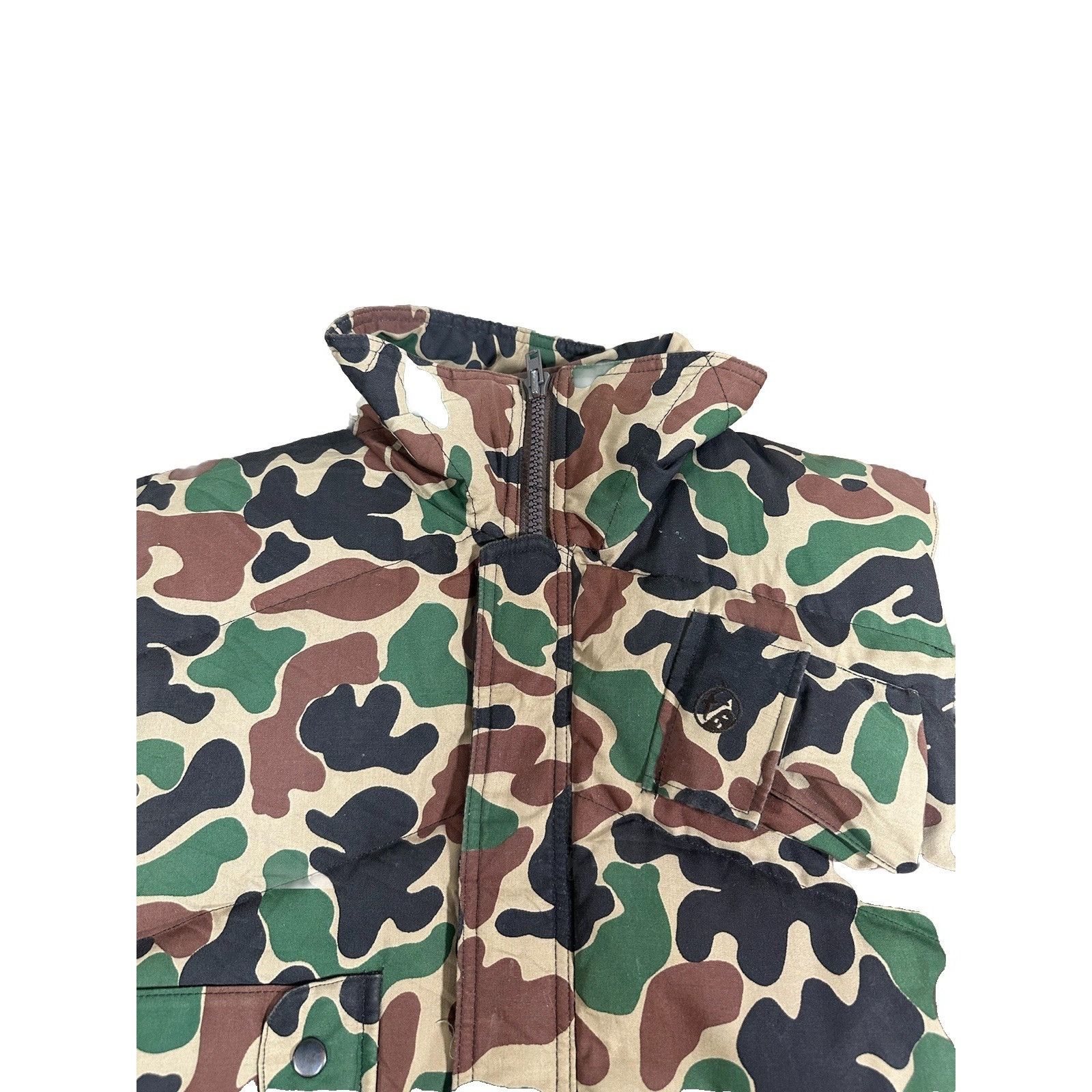 Vintage Vintage Duck Camo Vest Jacket Hunting Military Army Wilderne Size US L / EU 52-54 / 3 - 3 Thumbnail