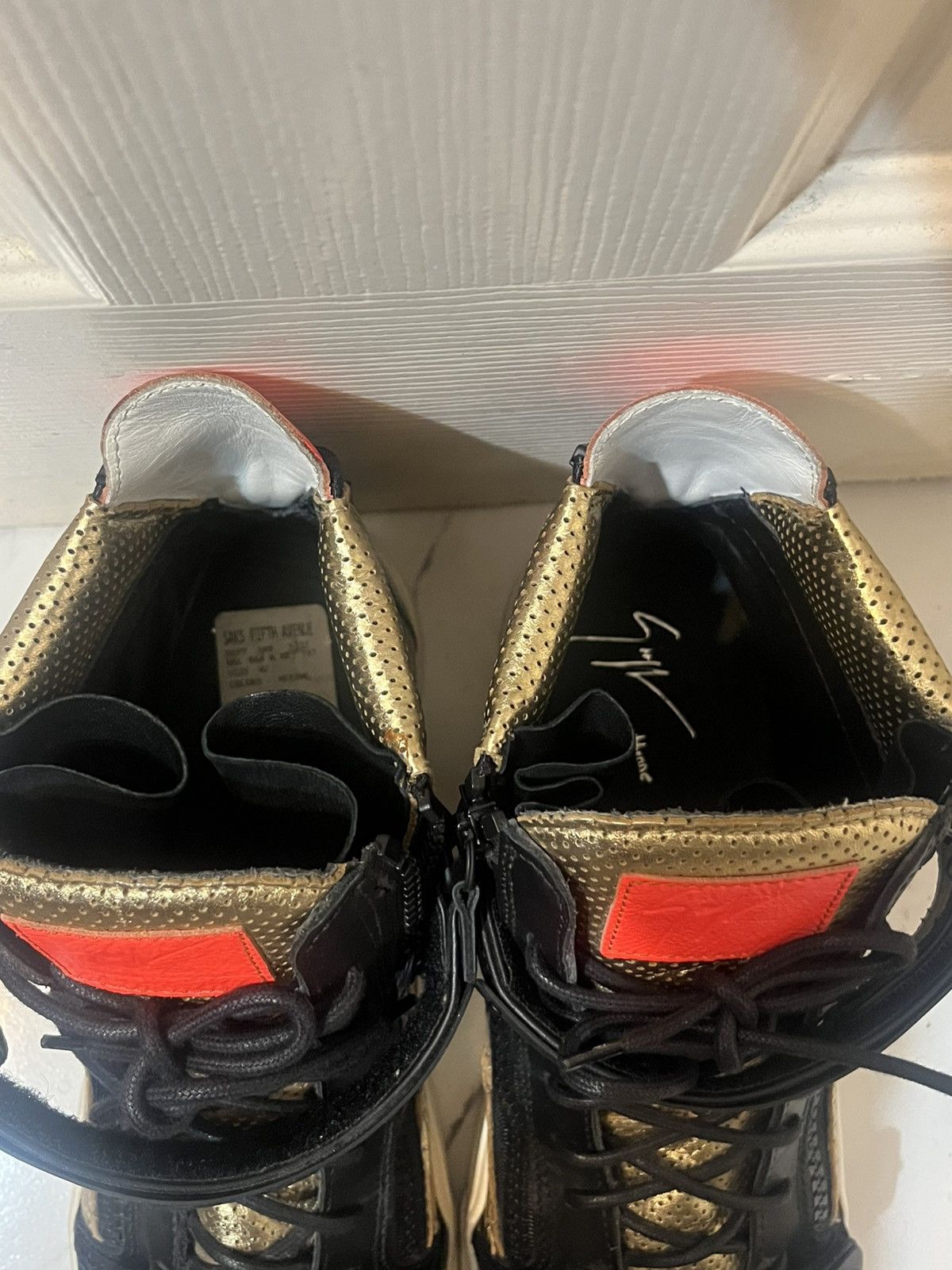Giuseppe Zanotti Giuseppe Zanotti High-Top Sneakers (EU 42) Size US 9 / EU 42 - 9 Thumbnail