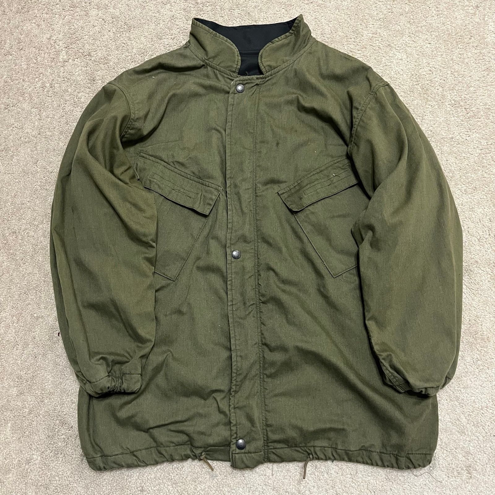 Other Vintage 1978 U.S. Military Chemical Protective Jacket Green Size US M / EU 48-50 / 2 - 1 Thumbnail