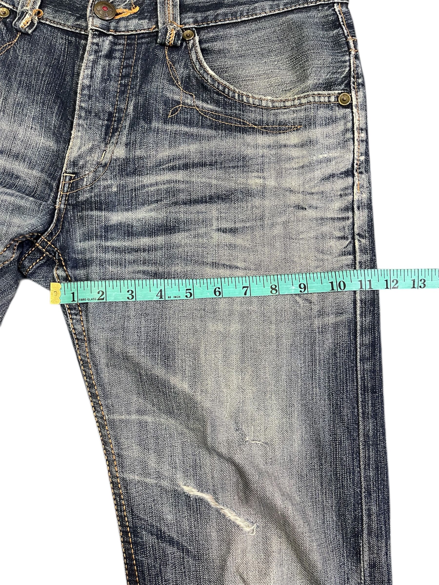 Edwin Edwin 423XVS Distressed Style Aztec Slim Straight / Tappered Size US 35 - 14 Thumbnail