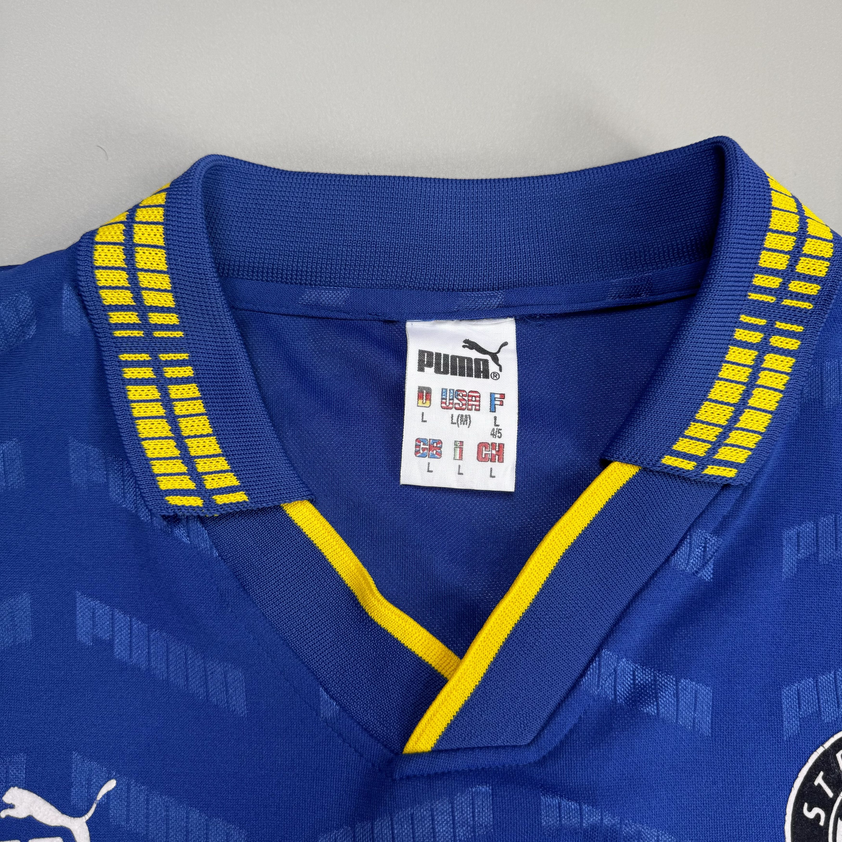 Puma × Vintage VINTAGE PUMA STREET SOCCER JERSEY FOOTBALL SHIRT BLOKECORE Size US L / EU 52-54 / 3 - 9 Thumbnail