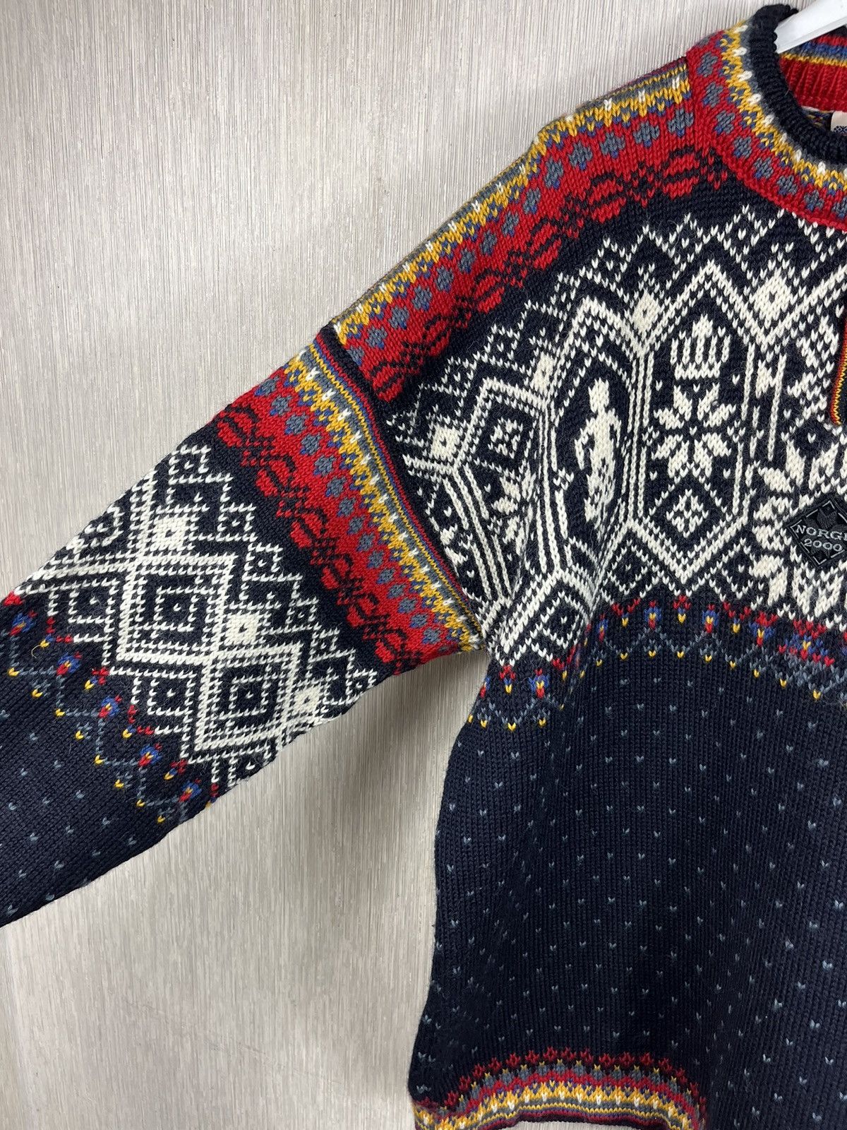 Dale Of Norway × Vintage Vintage Dale of Norway wool heavy patterned zip sweater knit Size US L / EU 52-54 / 3 - 12 Thumbnail