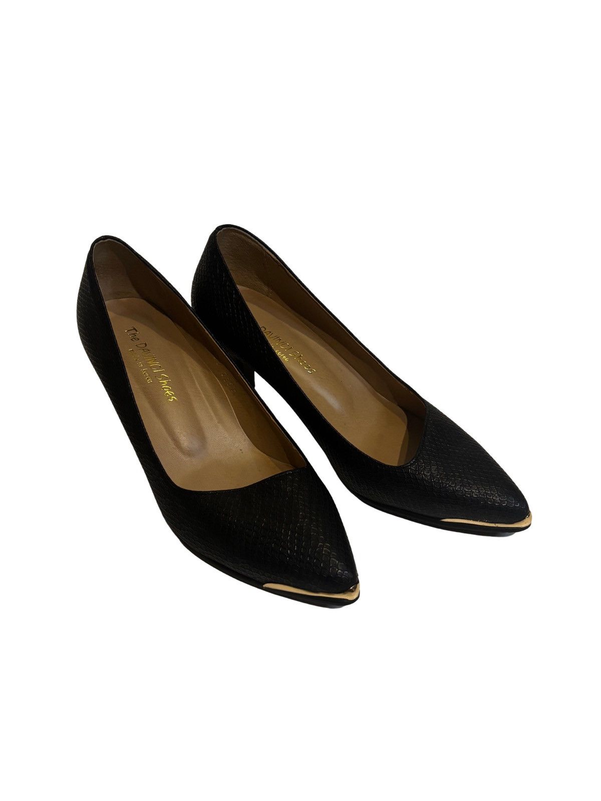 Other Black & gold accent Heels.wf5315 Size US 6.5 / IT 36.5 - 10 Thumbnail