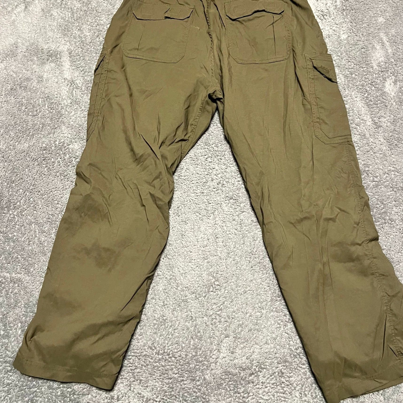 Duluth Trading Company Duluth Trading Pants Mens XL x30 Green Flex Dry On The Fly Cargo Hiking Size US 36 / EU 52 - 3 Thumbnail