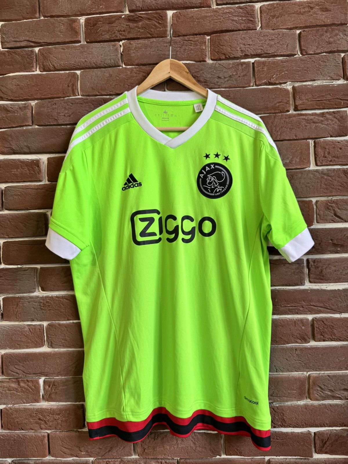 Adidas 2015 Adidas Ajax Amsterdam Football Soccer Jersey Green L Size US L / EU 52-54 / 3 - 1 Thumbnail