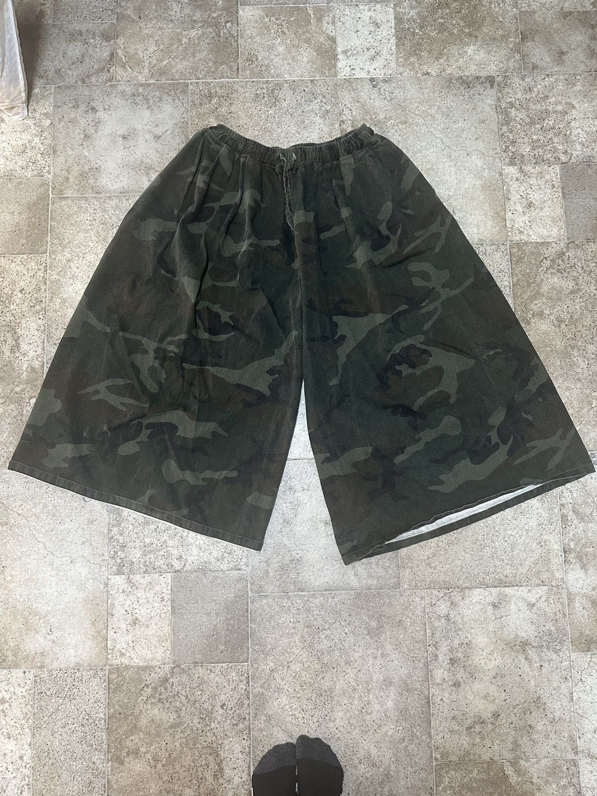 Vintage rare insanely baggy camo pants Size US 30 / EU 46 - 1 Thumbnail